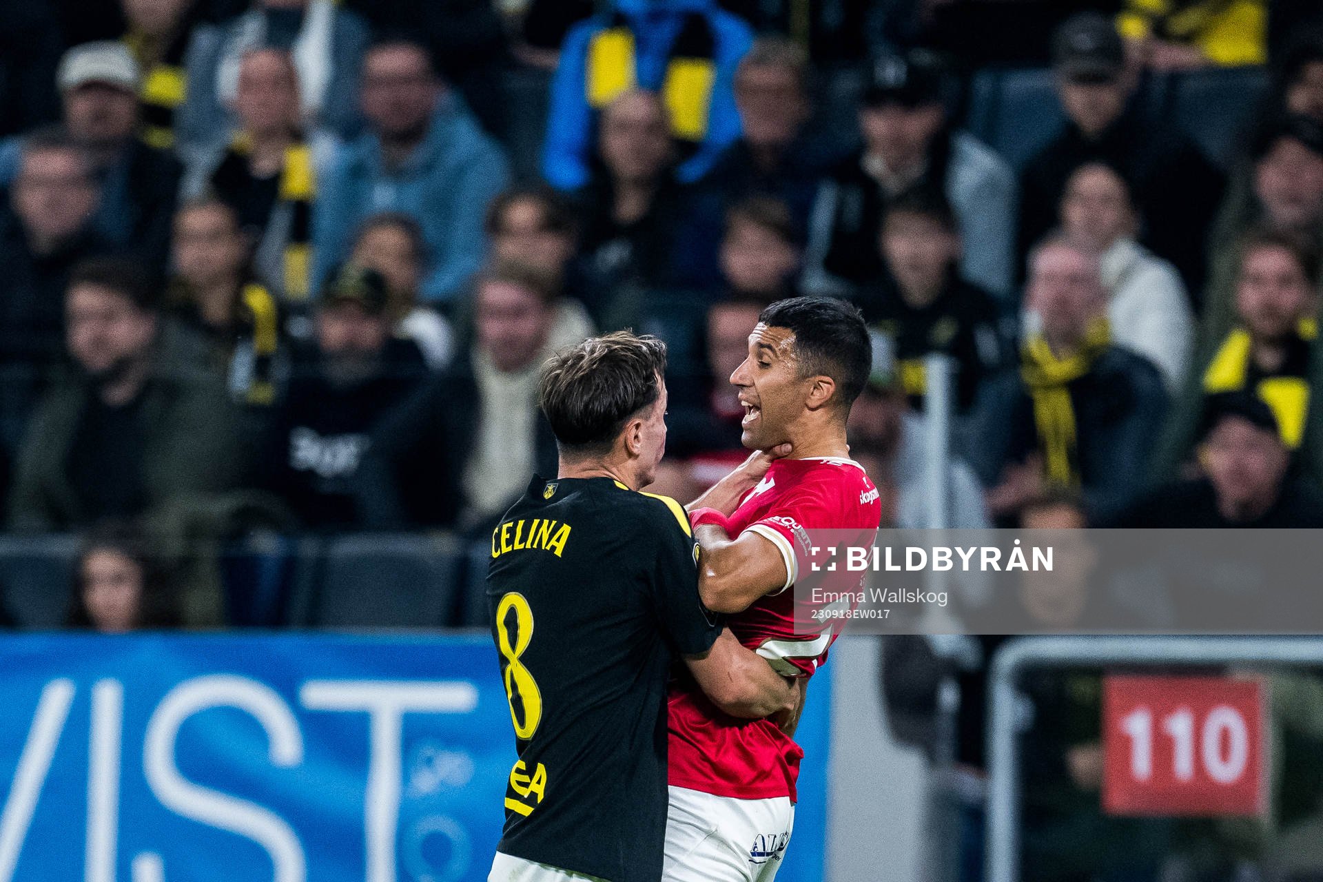 AIKs Bersant Celina och Degerfors Elyas Bouzaiene