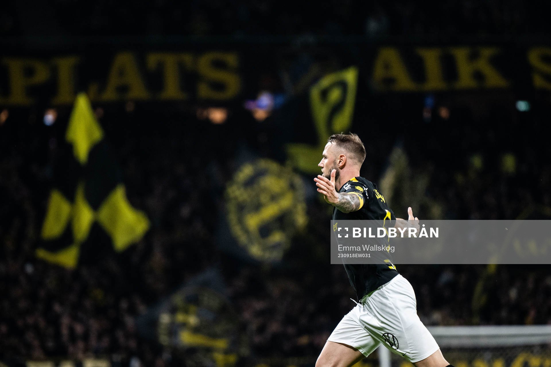 AIKs Alexander Milosevic jublar