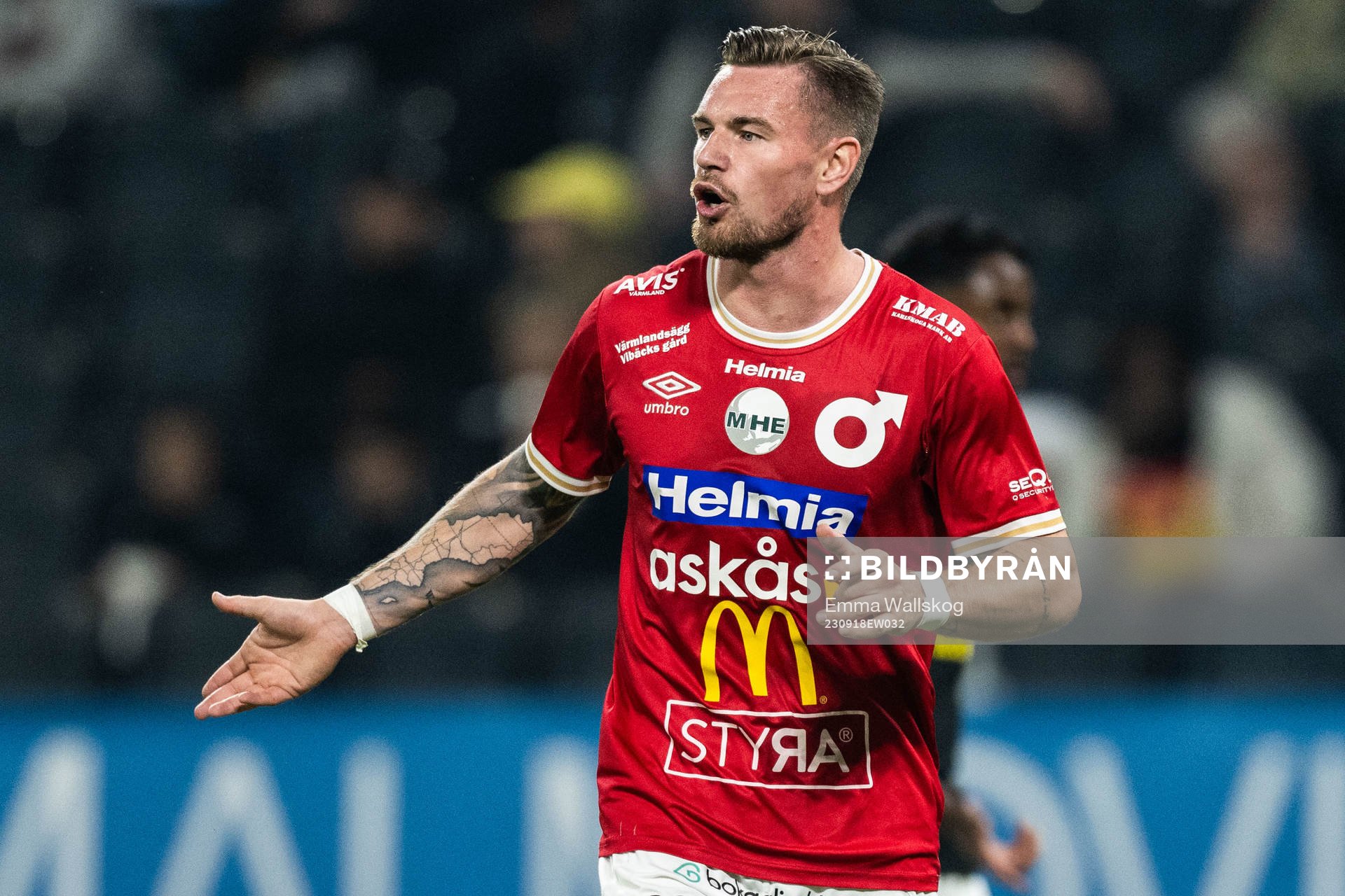 Degerfors Rasmus Örqvist reagerar