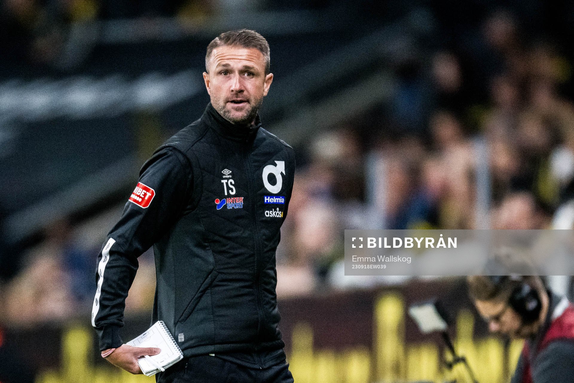 Degerfors tränare Tobias Solberg