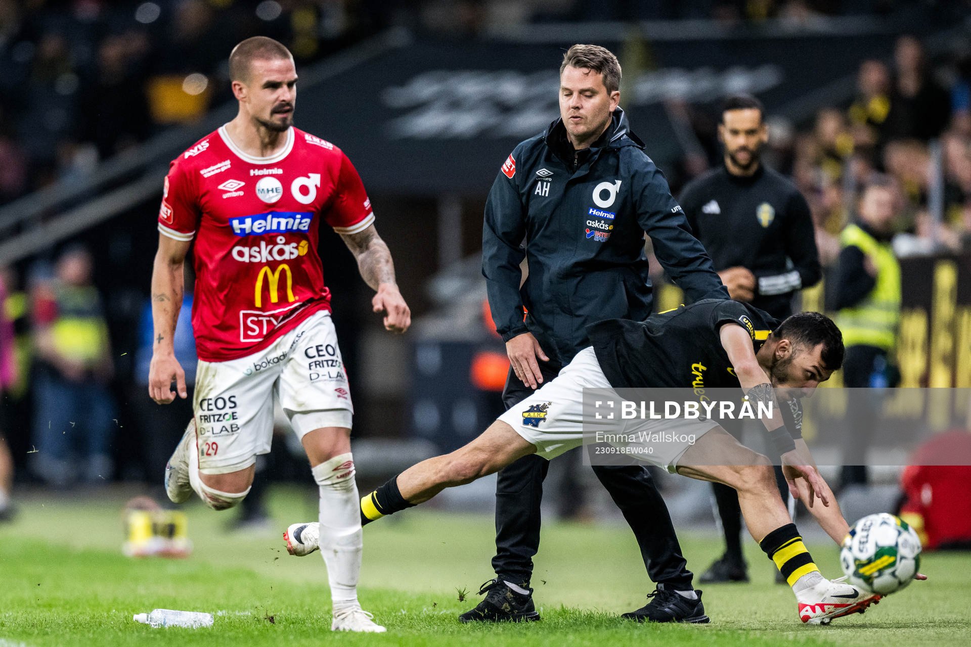 Degerfors Gustav Lindgren, Degerfors tränare Andreas