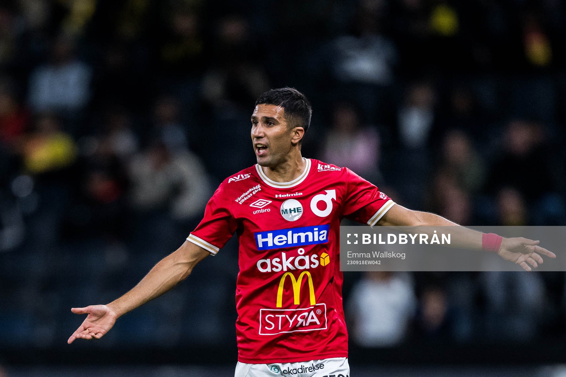 Degerfors Elyas Bouzaiene reagerar
