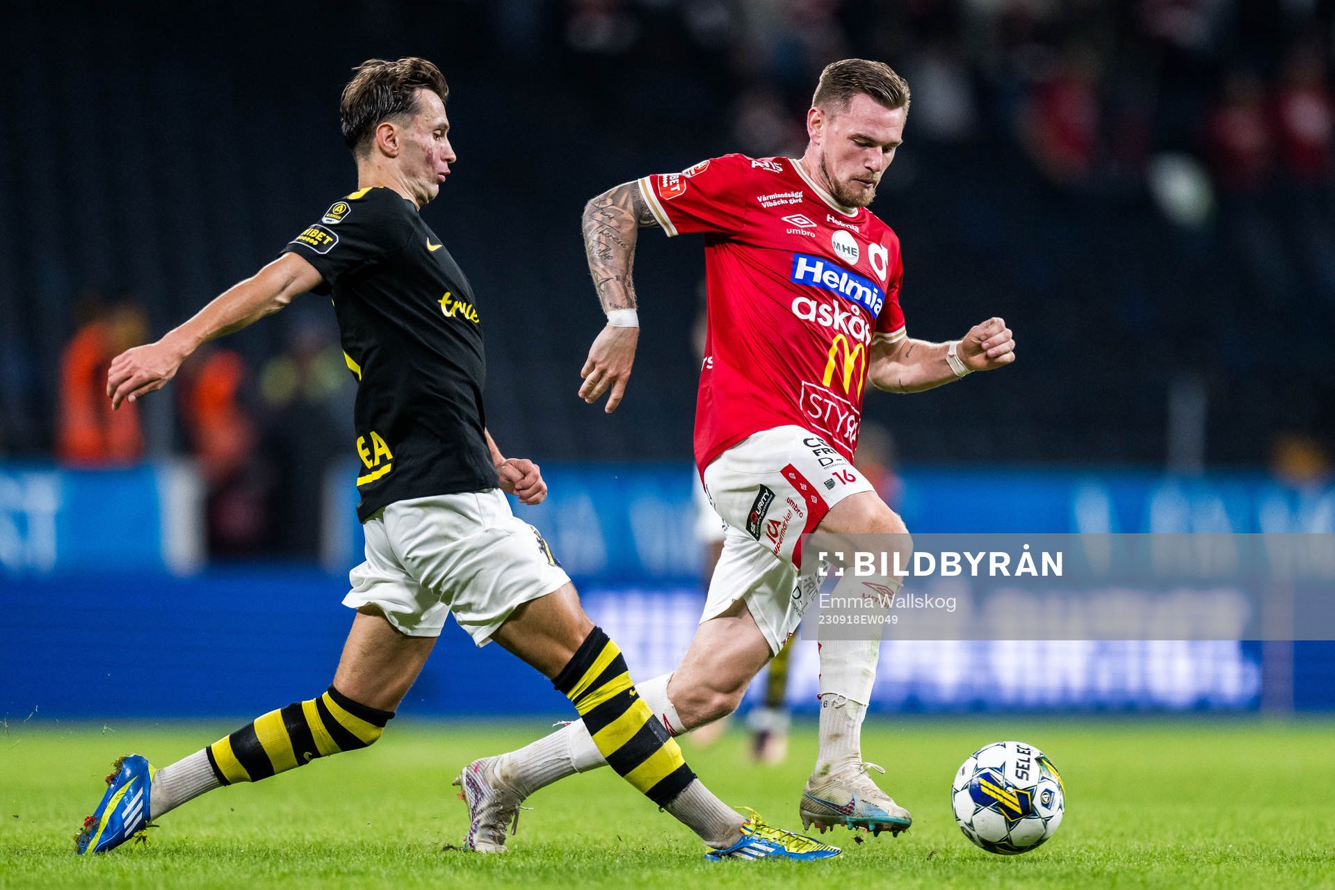 AIKs Bersant Celina och Degerfors Rasmus Örqvist