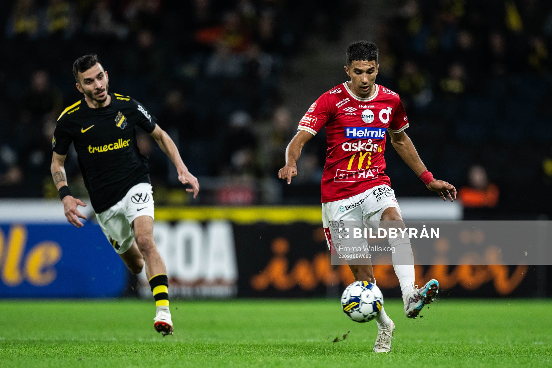 AIKs Ioannis Pittas och Degerfors Elyas Bouzaiene
