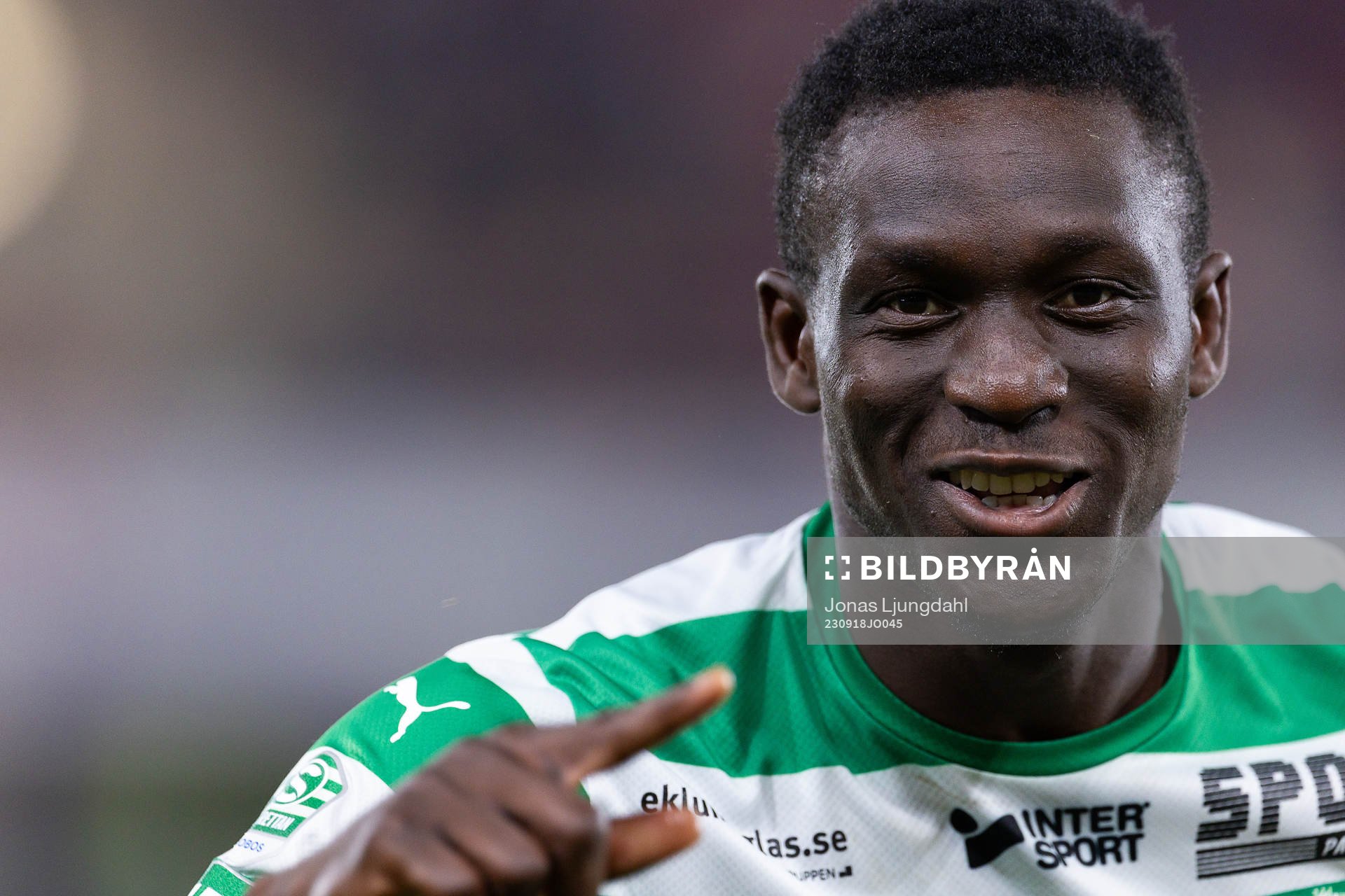 Västerås SKs Ibrahim Yalatif Diabaté jublar