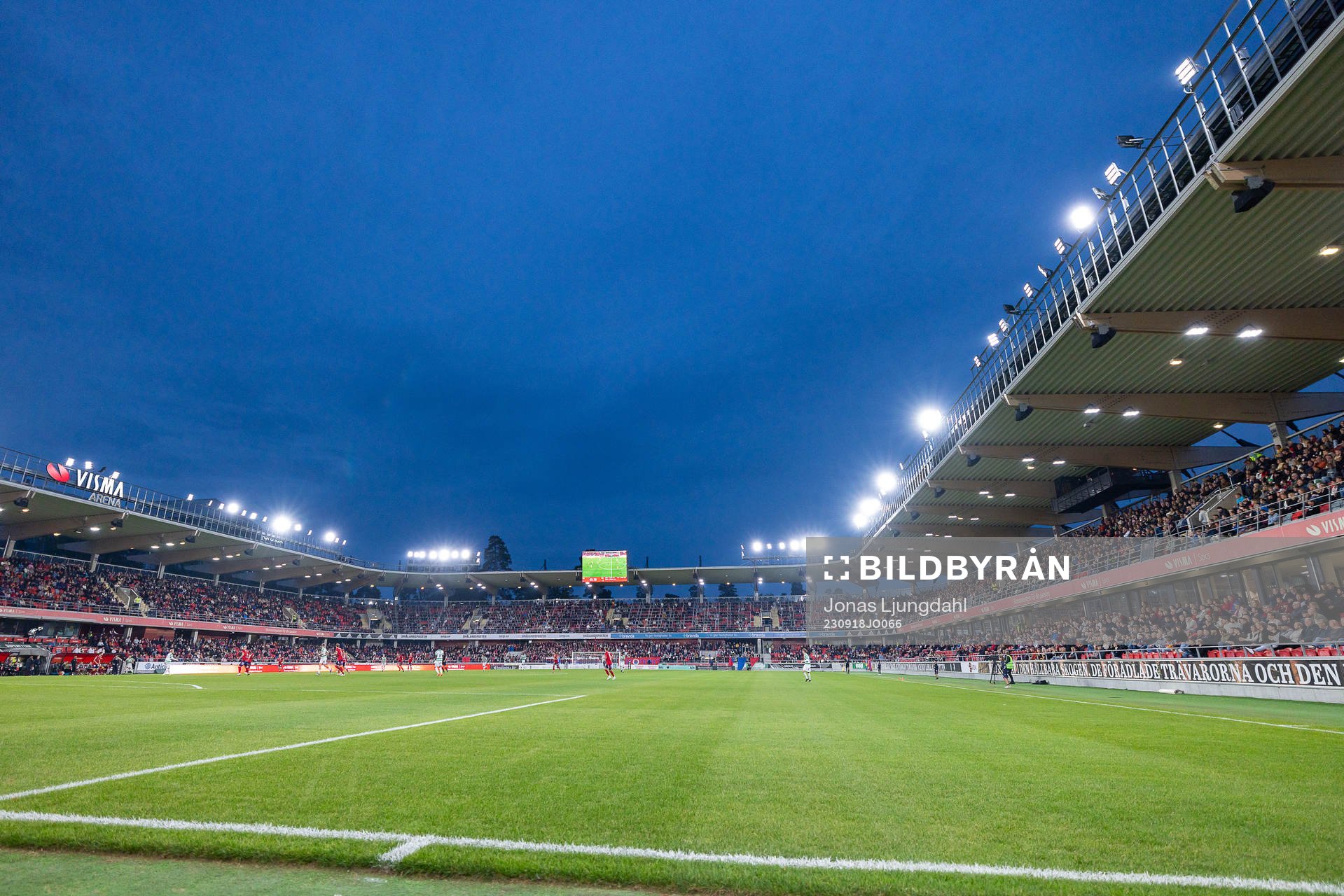 Interiör vy från Visma arena