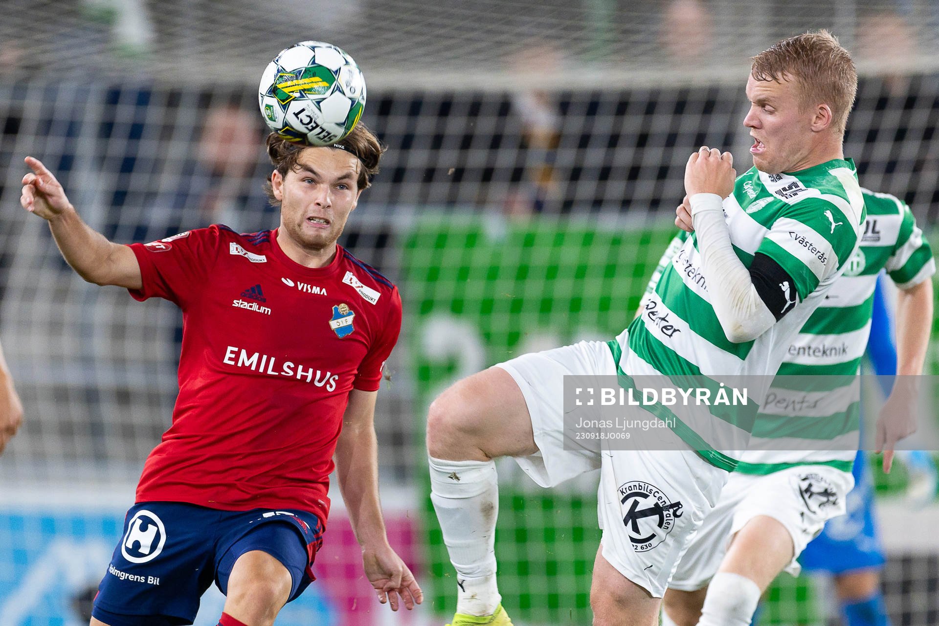 Östers Theodor Johansson och Västerås SKs Simon Johansson