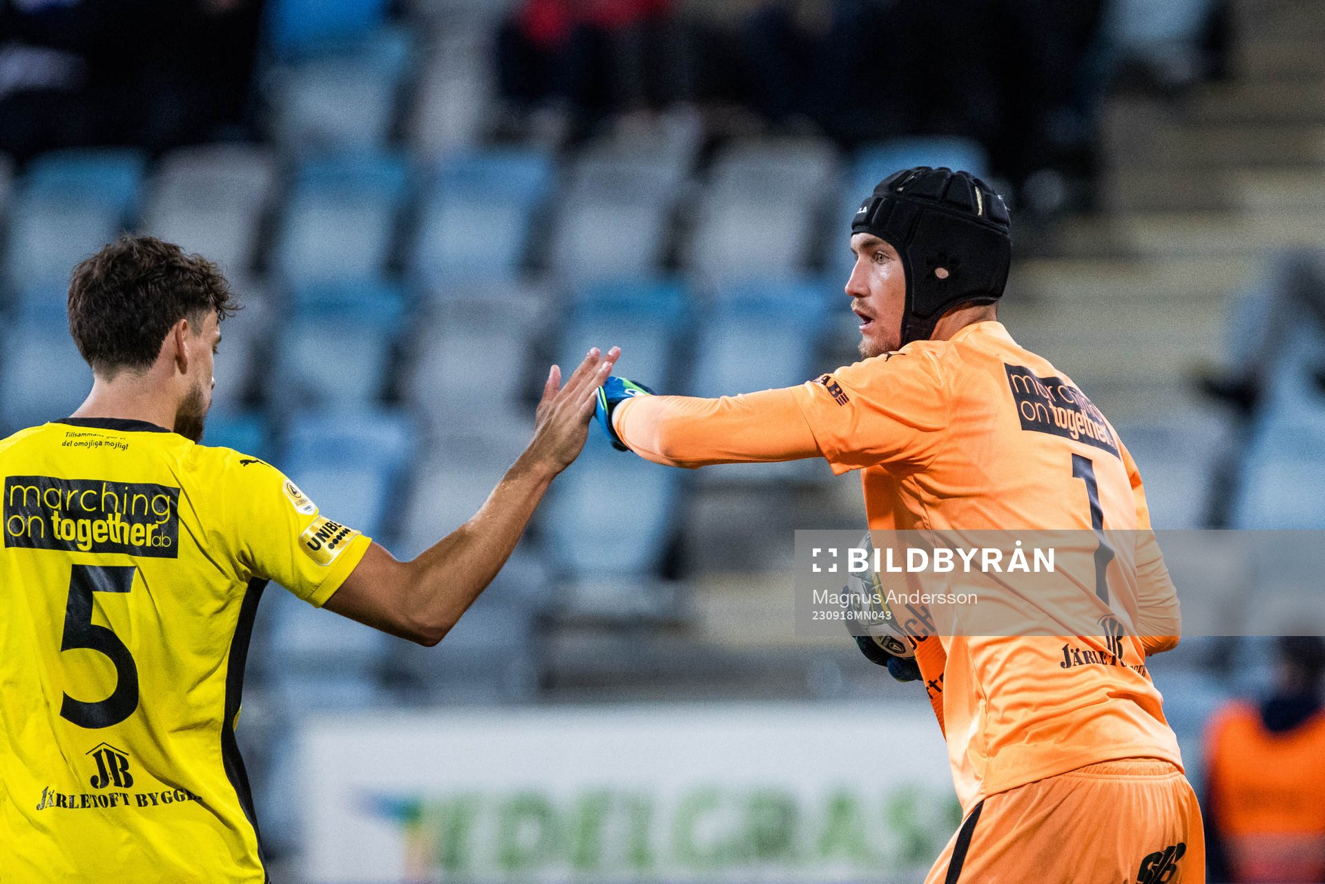 Mjällbys målvakt Noel Törnqvist