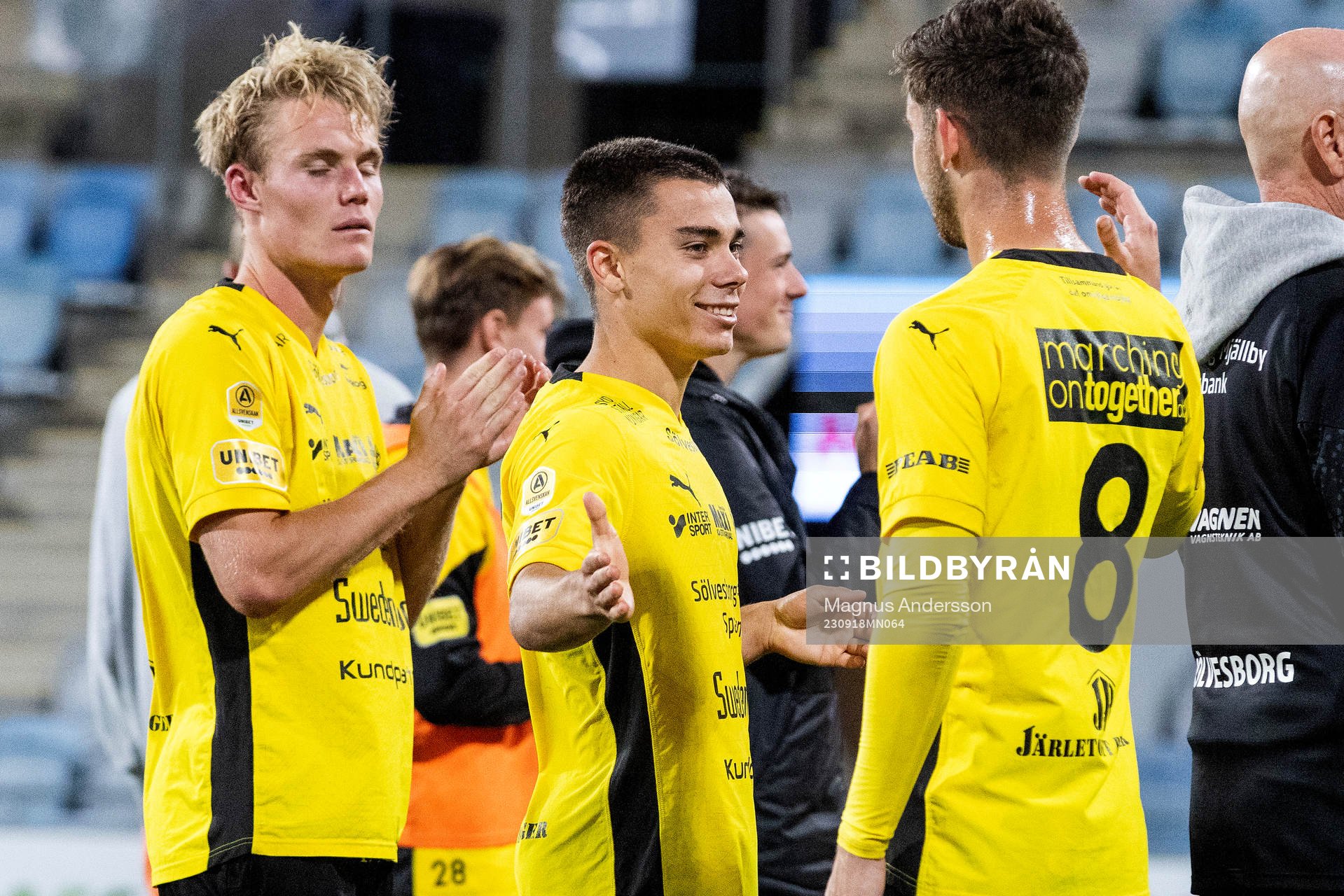 Mjällbys Leo Walta jublar