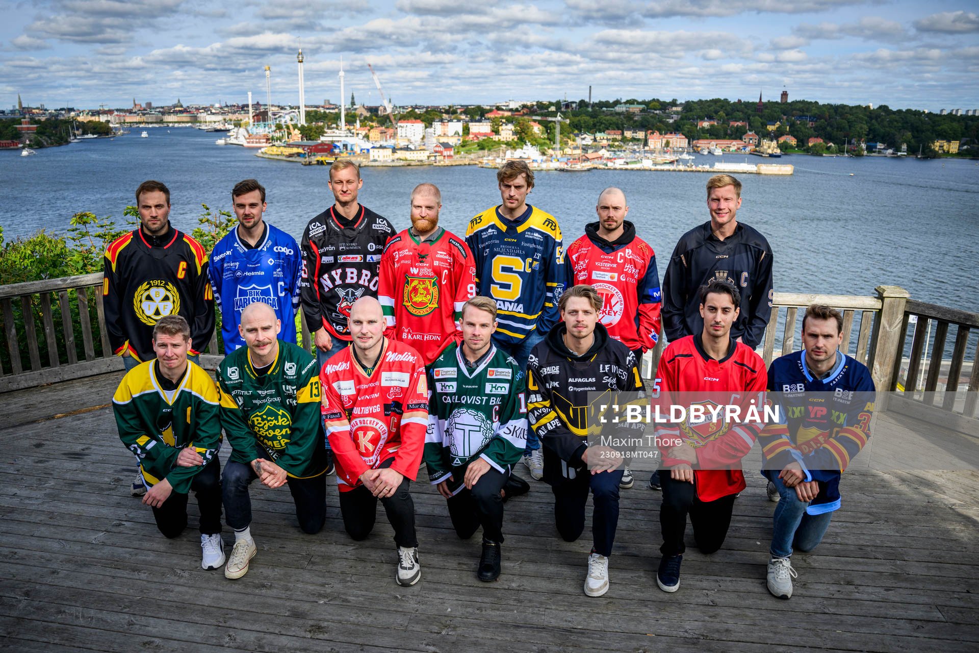 230918 Brynäs Johan Larsson, Karlskogas Gustaf Franzén,