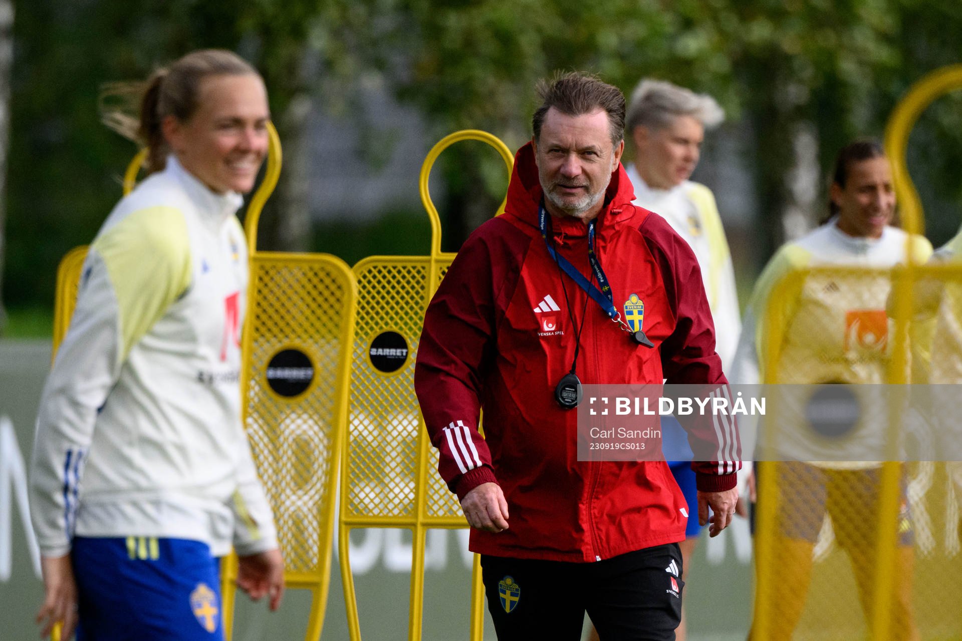 Head coach Peter Gerhardsson of Sweden
