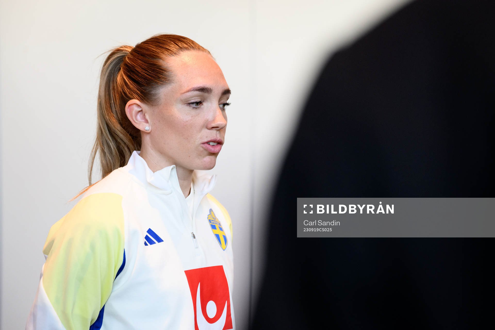 Elin Rubensson is being interviewed
