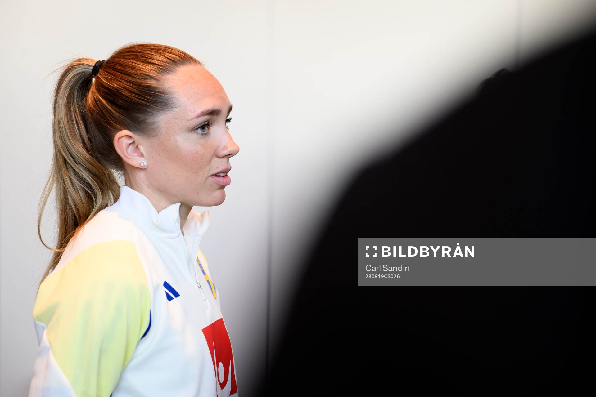 Elin Rubensson is being interviewed