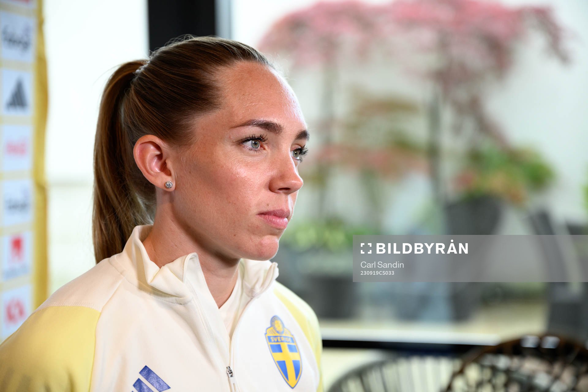 Elin Rubensson is being interviewed