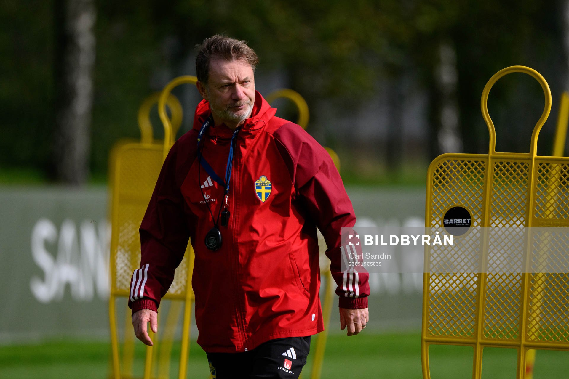 Head coach Peter Gerhardsson