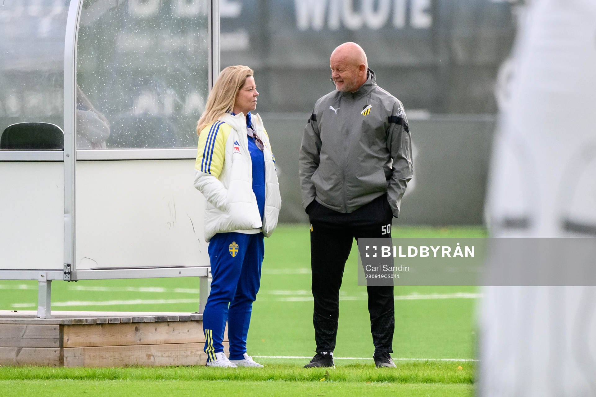 Team Manager Marika Domanski Lyfors and er-Mathias Høgmo,