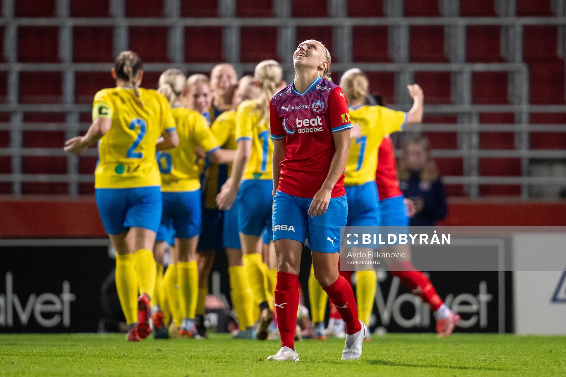 Helsingborgs spelare deppar