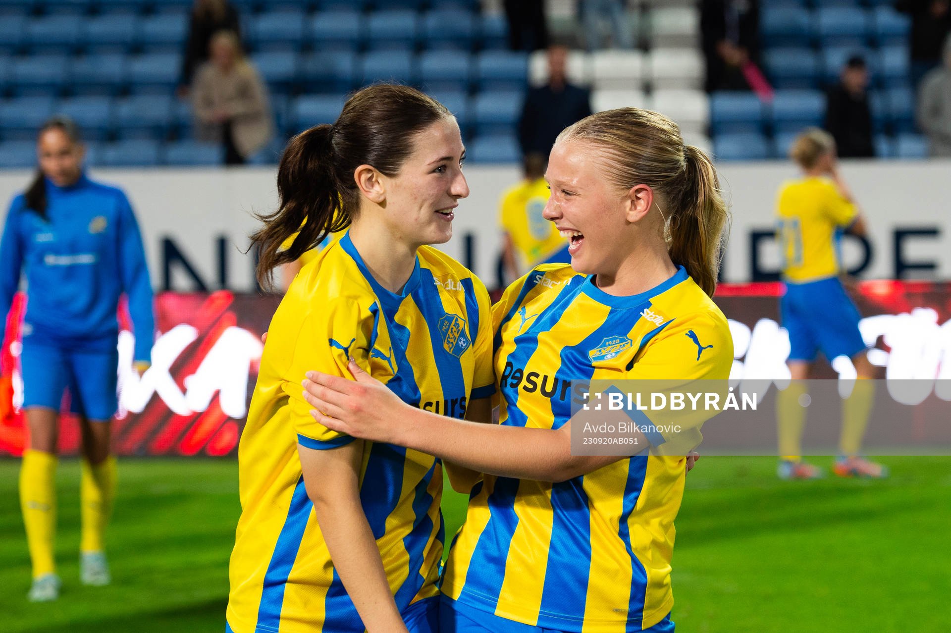 Eskilsminnes Crista Billström och Jasmine Hansen