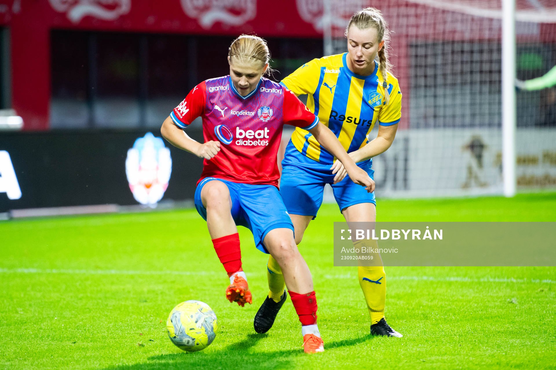 Helsingborgs Alma Larsson och Eskilsminnes Tyra Giliusson