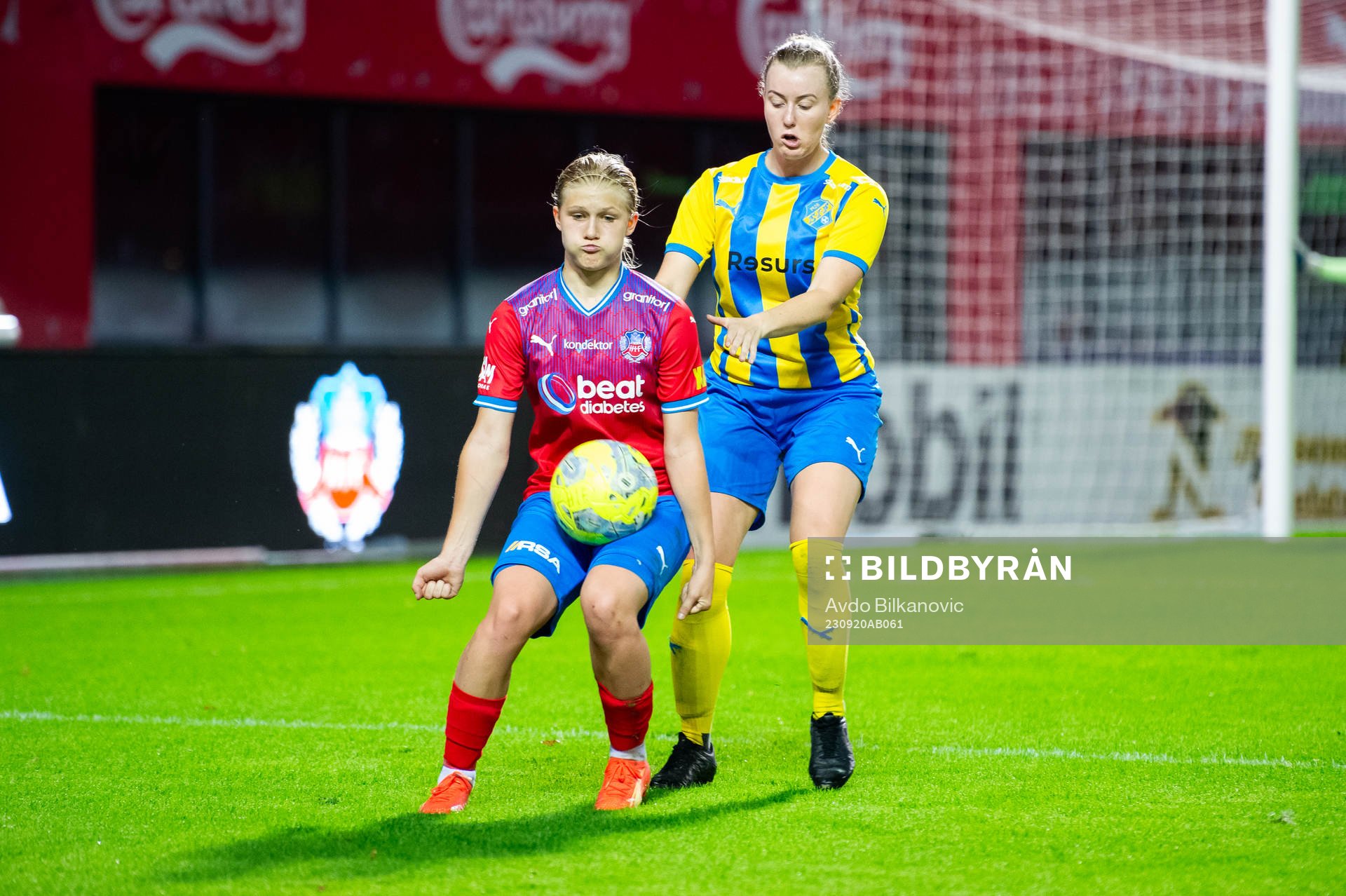 Helsingborgs Alma Larsson och Eskilsminnes Tyra Giliusson