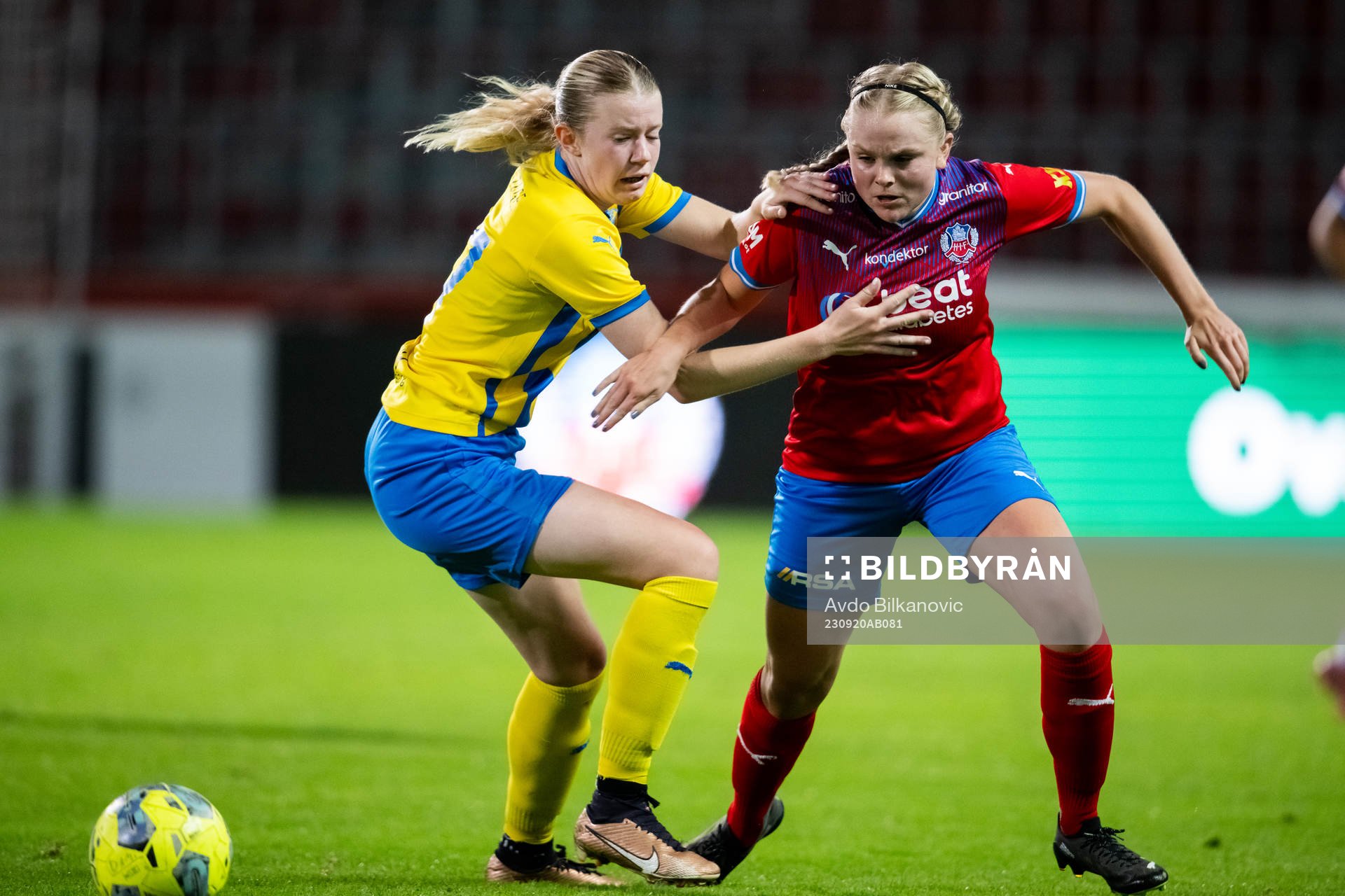 Helsingborgs Agnes Eklöf och Eskilsminnes Tyra Giliusson