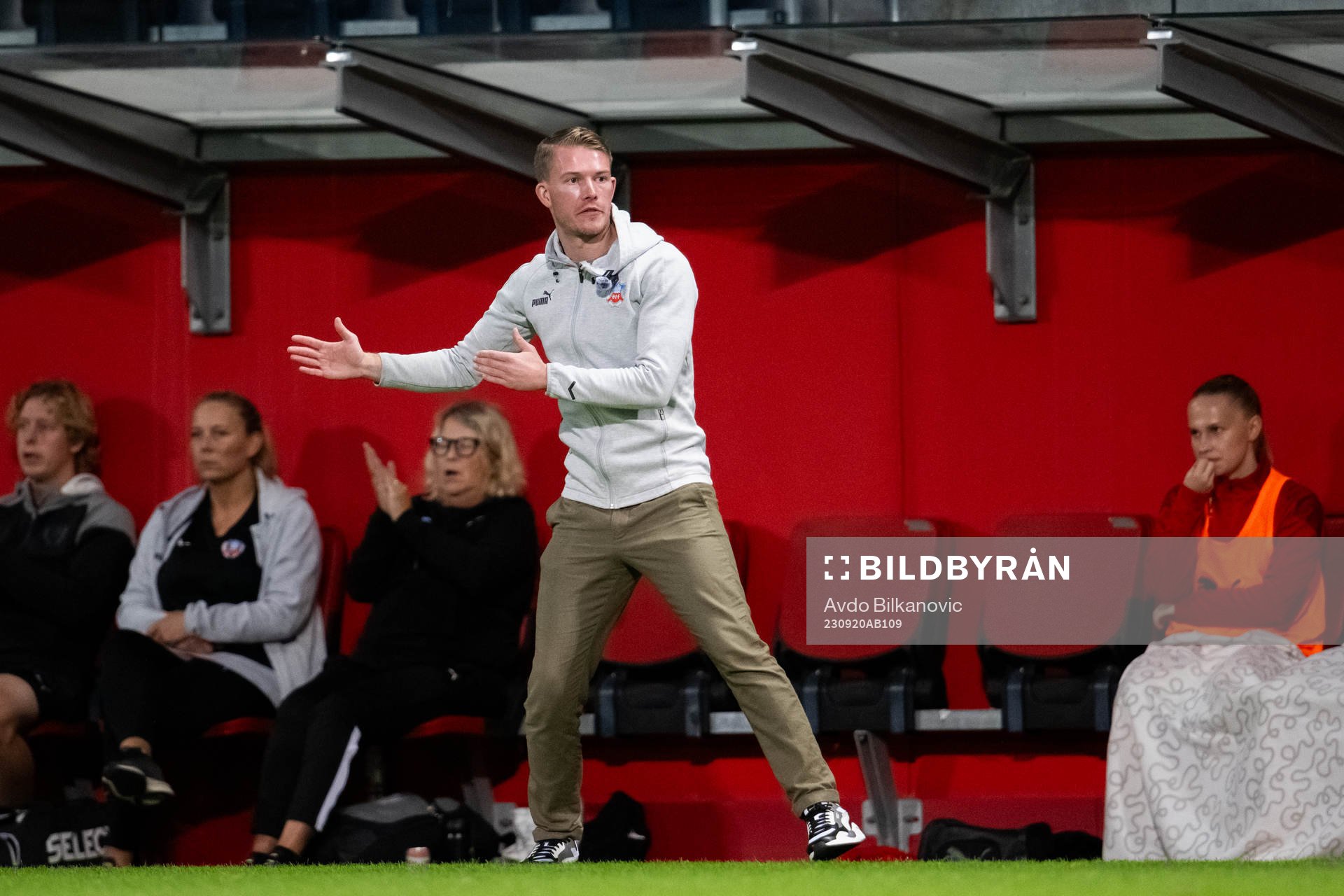 Helsingborgs tränare Kristoffer Schönbeck