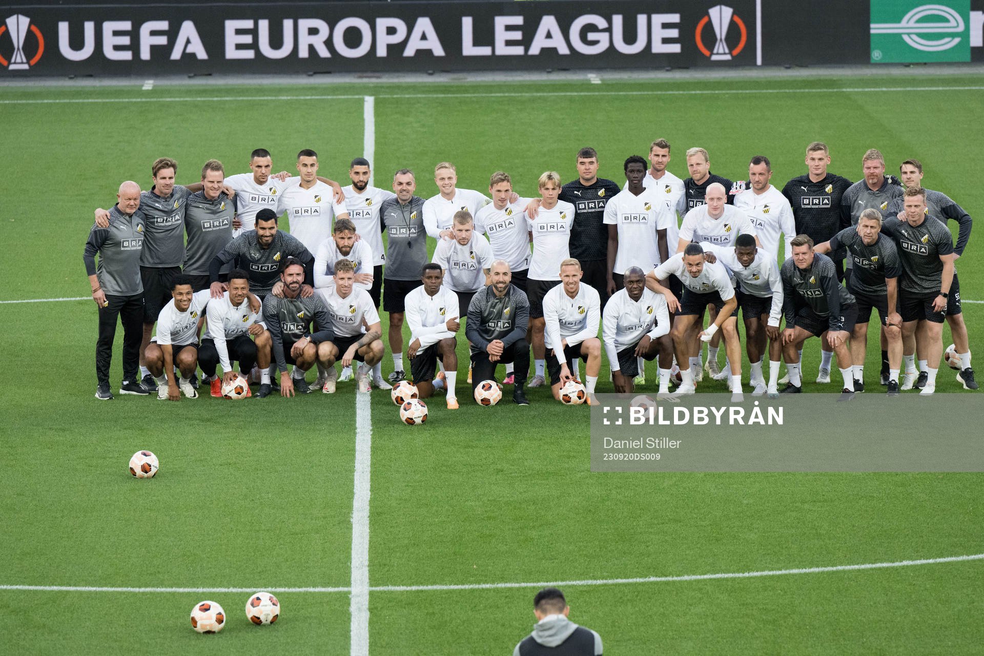 The team of Häcken is gathered