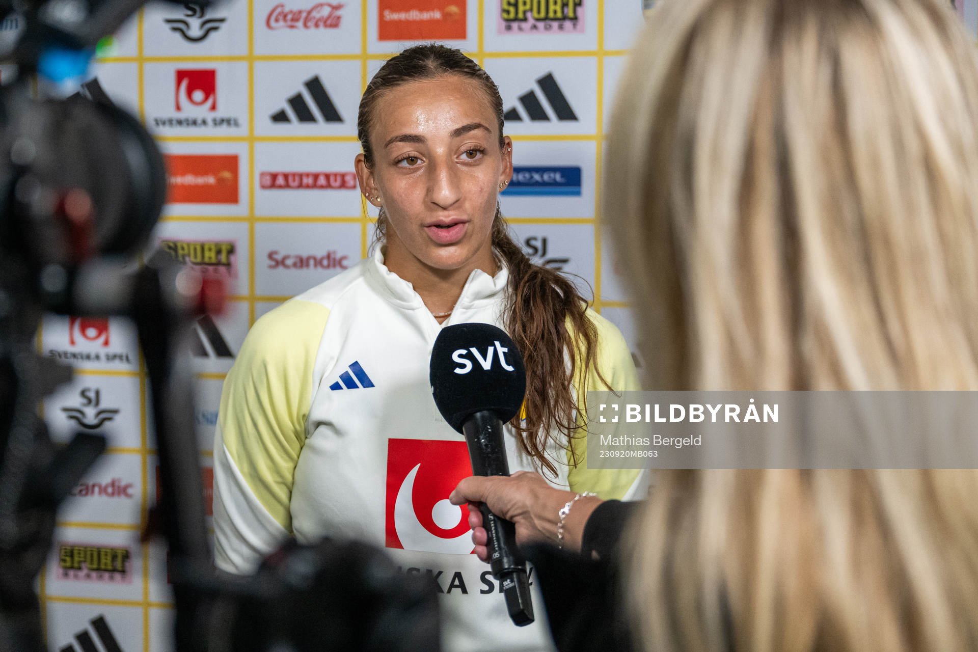 Rosa Kafaji is interviewed