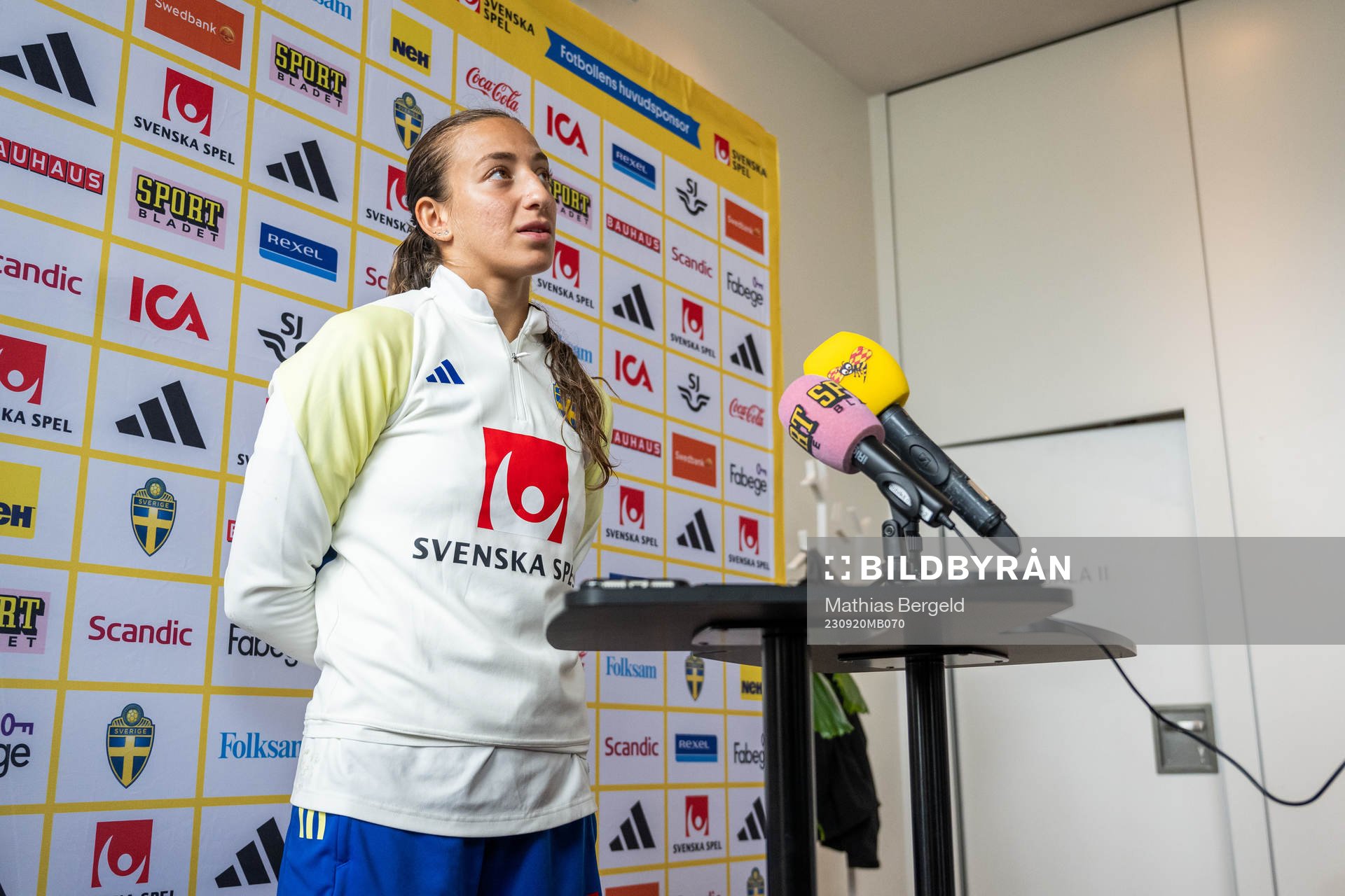 Rosa Kafaji is interviewed