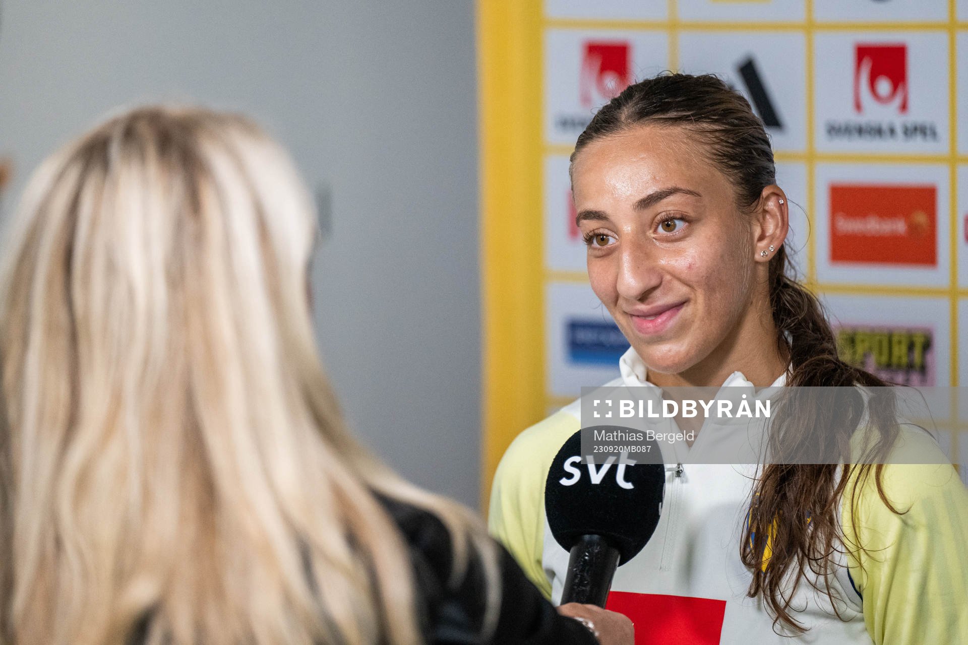 Rosa Kafaji is interviewed
