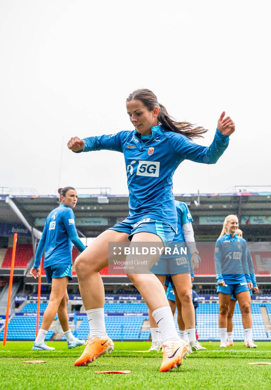 Tuva Hansen of the Norwegian women's national football team