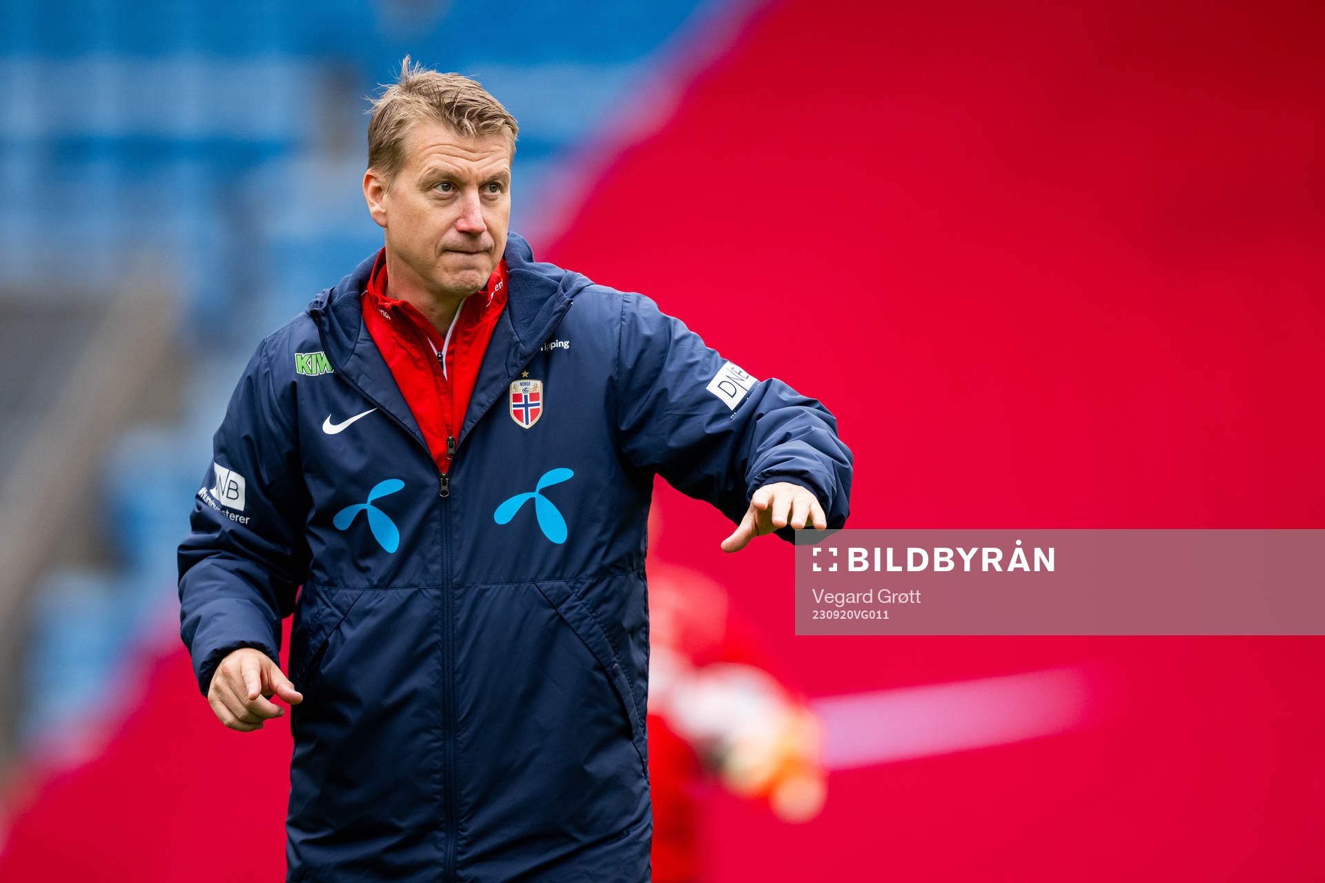 Leif Gunnar Smerud, head coach of the Norwegian women's