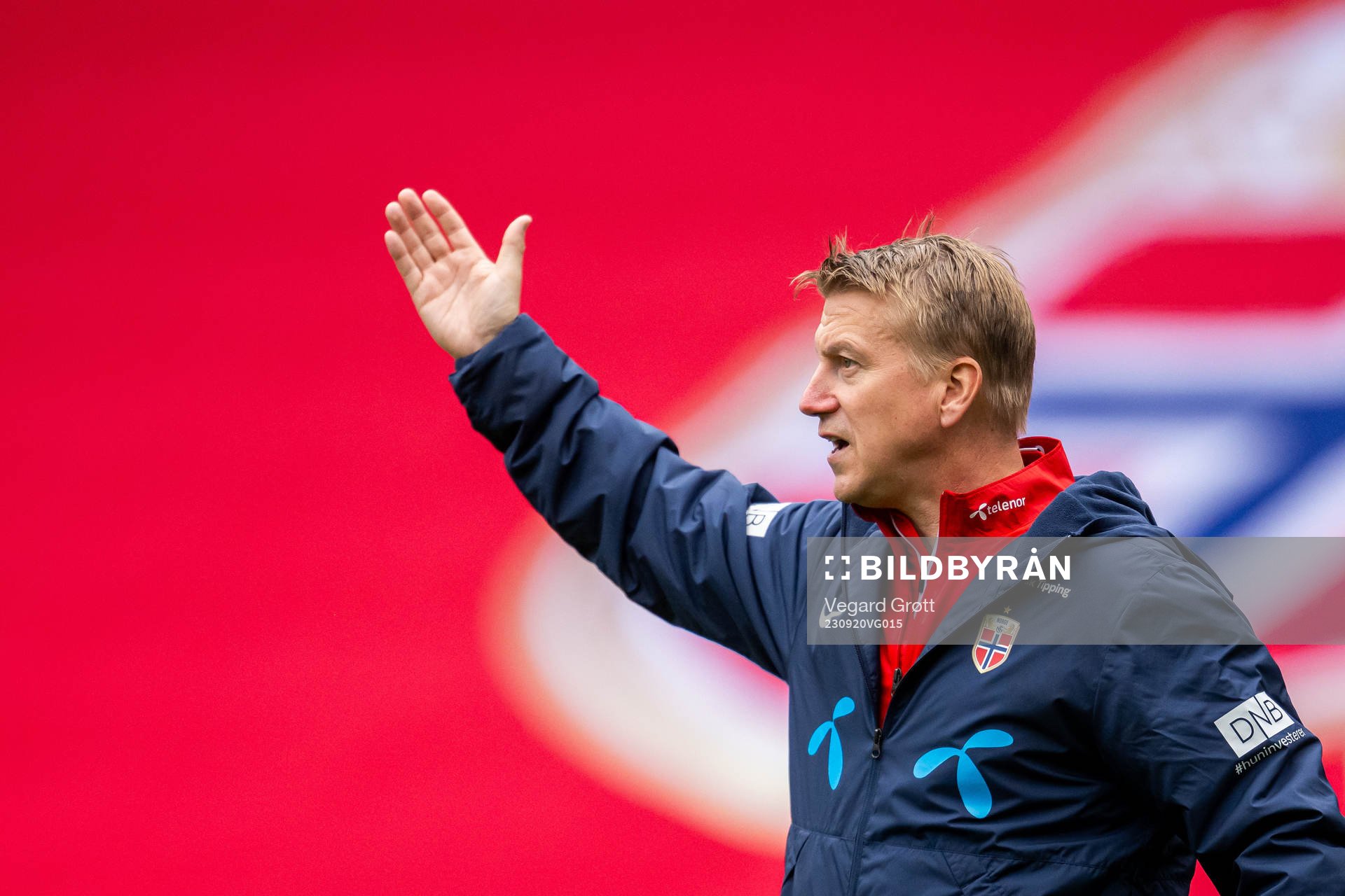 Leif Gunnar Smerud, head coach of the Norwegian women's