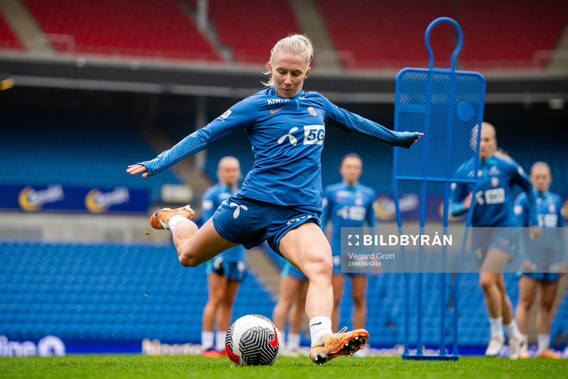Thea Bjelde of the Norwegian women's national football team