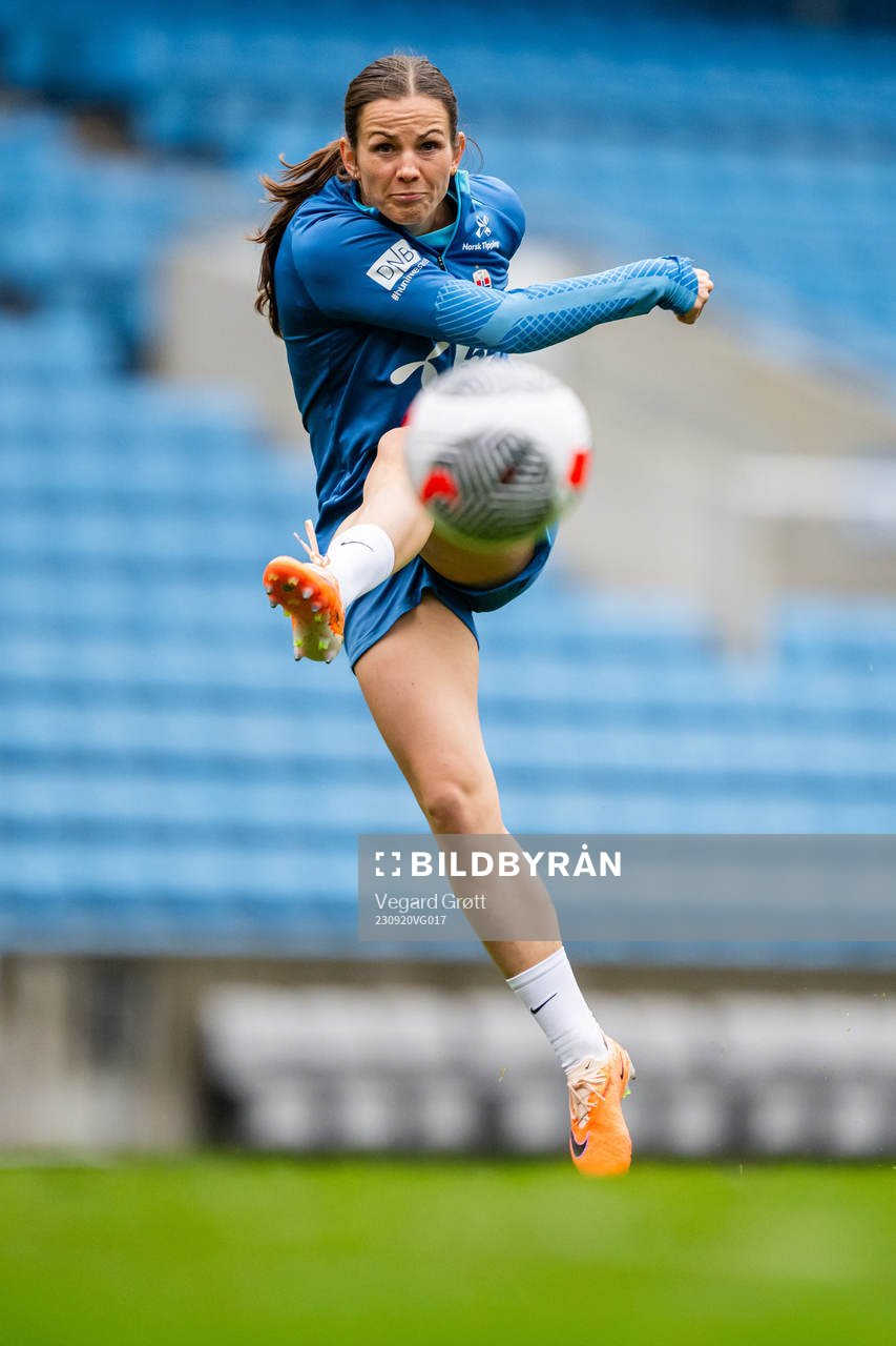 Tuva Hansen of the Norwegian women's national football team