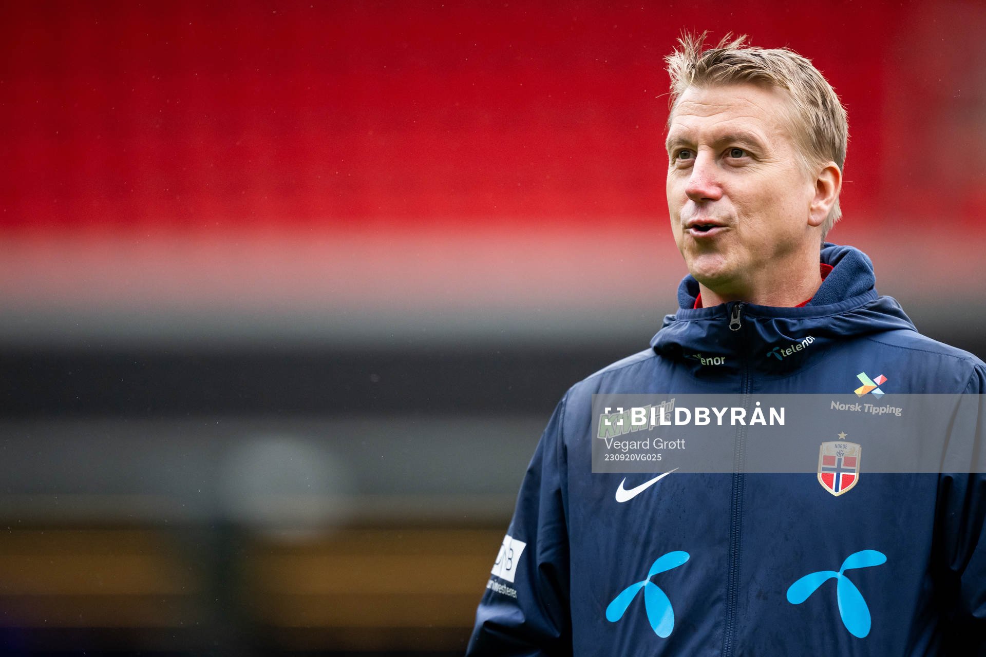 Leif Gunnar Smerud, head coach of the Norwegian women's