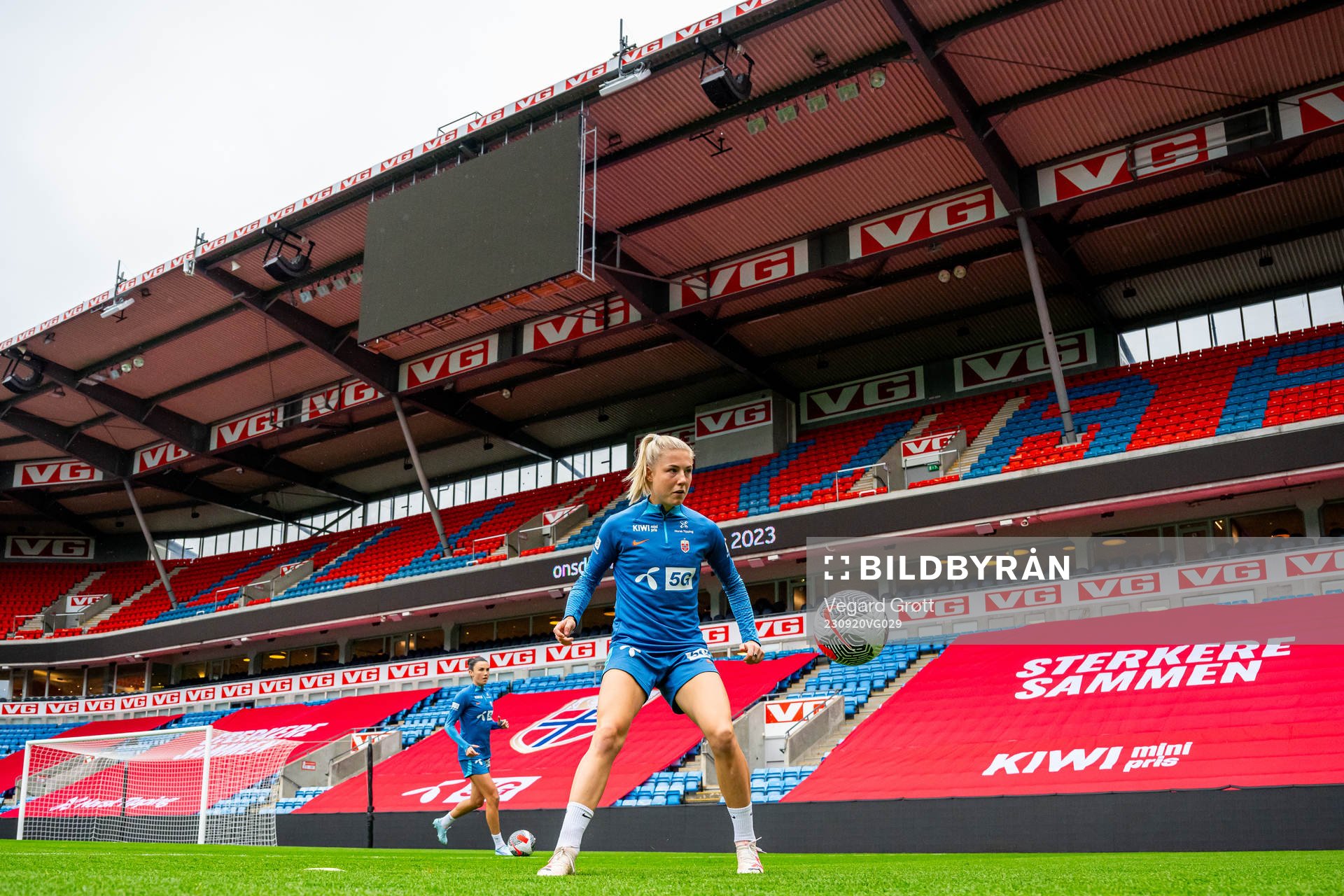 Sophie Román Haug of the Norwegian women's national