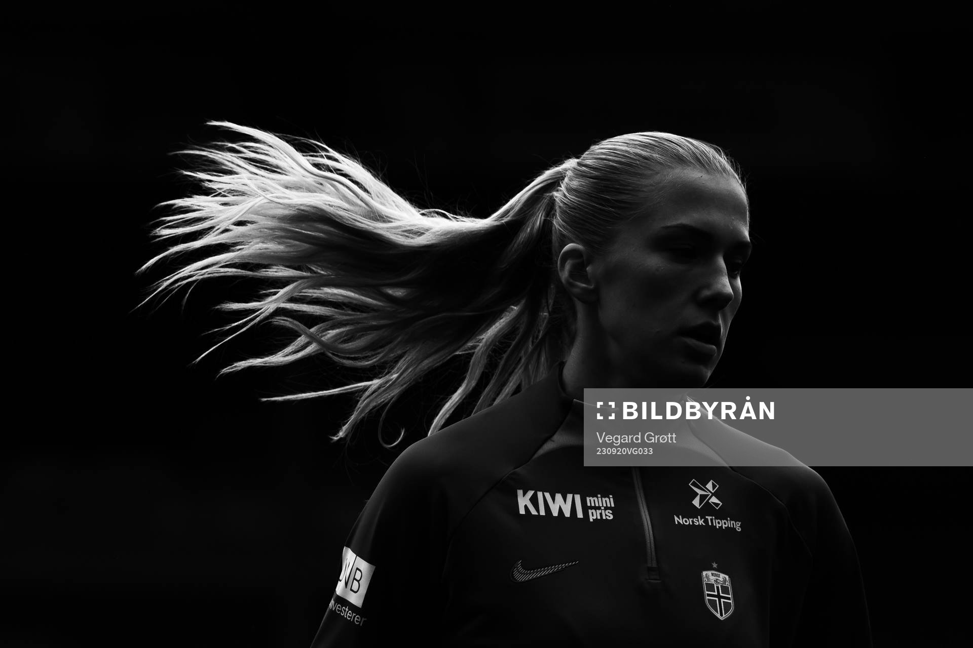 Emilie Nautnes of the Norwegian women's national football