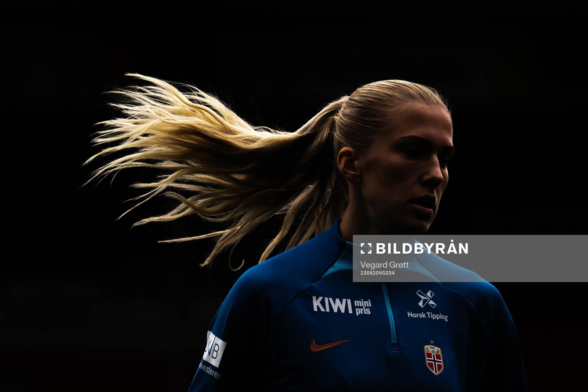 Emilie Nautnes of the Norwegian women's national football