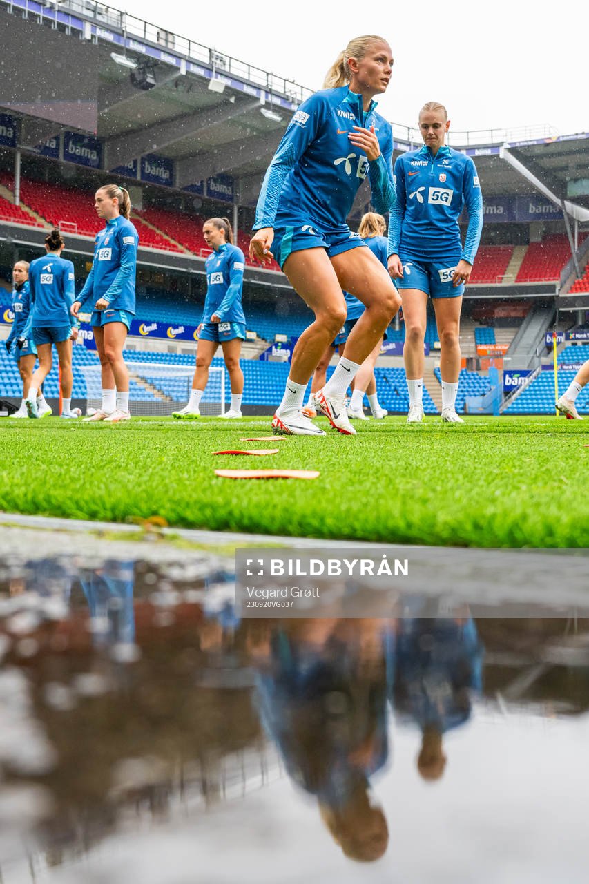 Guro Bergsvand of the Norwegian women's national football