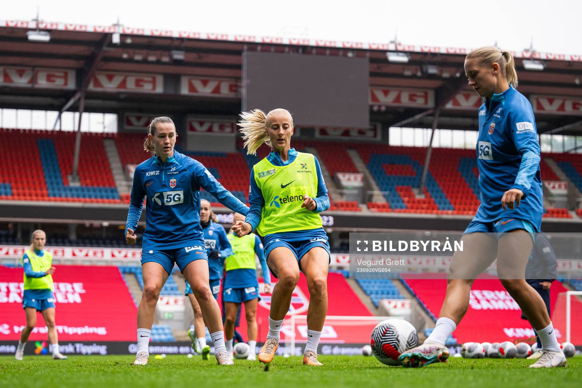 Elisabeth Terland and Anja Sønstevold of the Norwegian