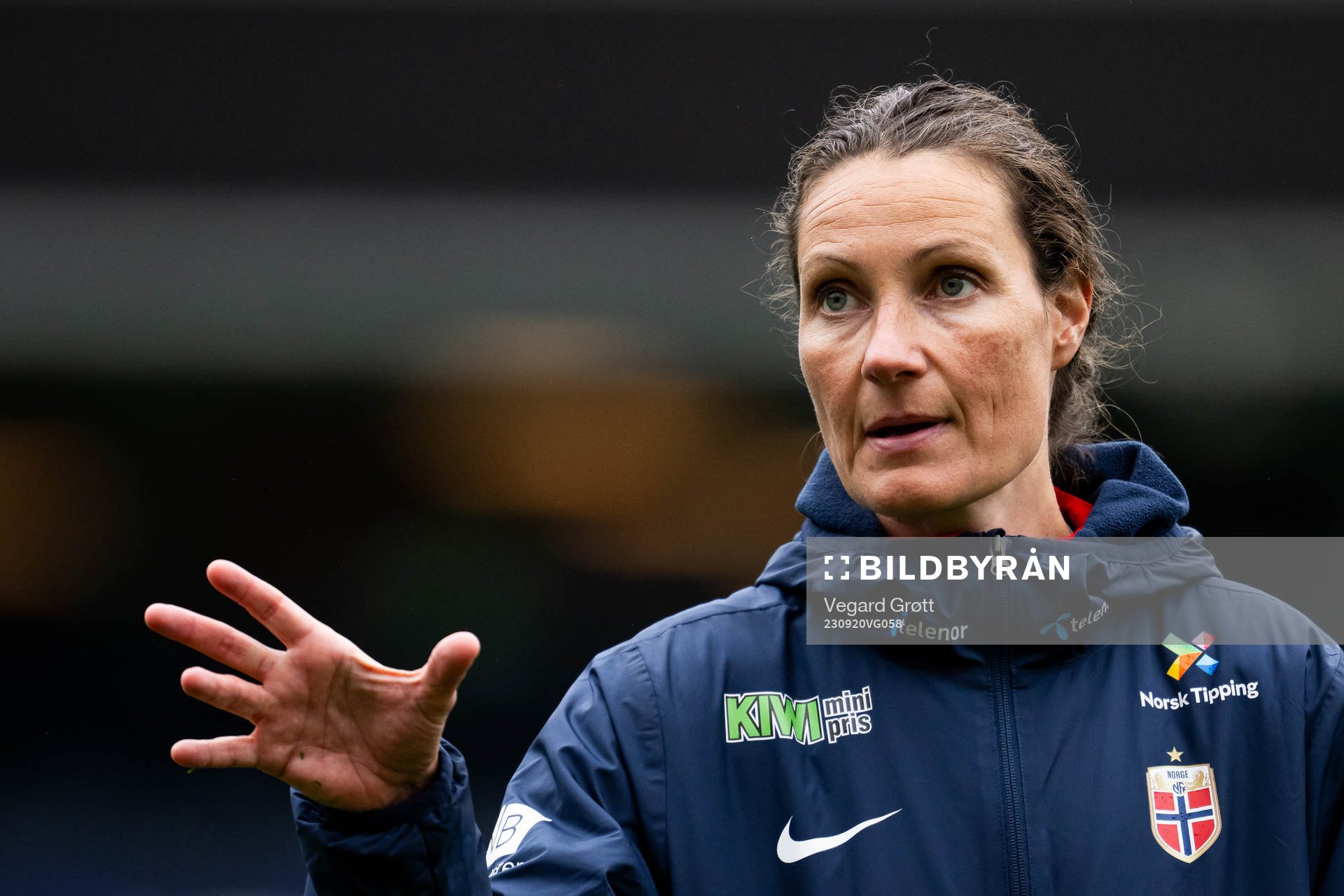 Ingvild Stensland, assistant coach of the Norwegian women's