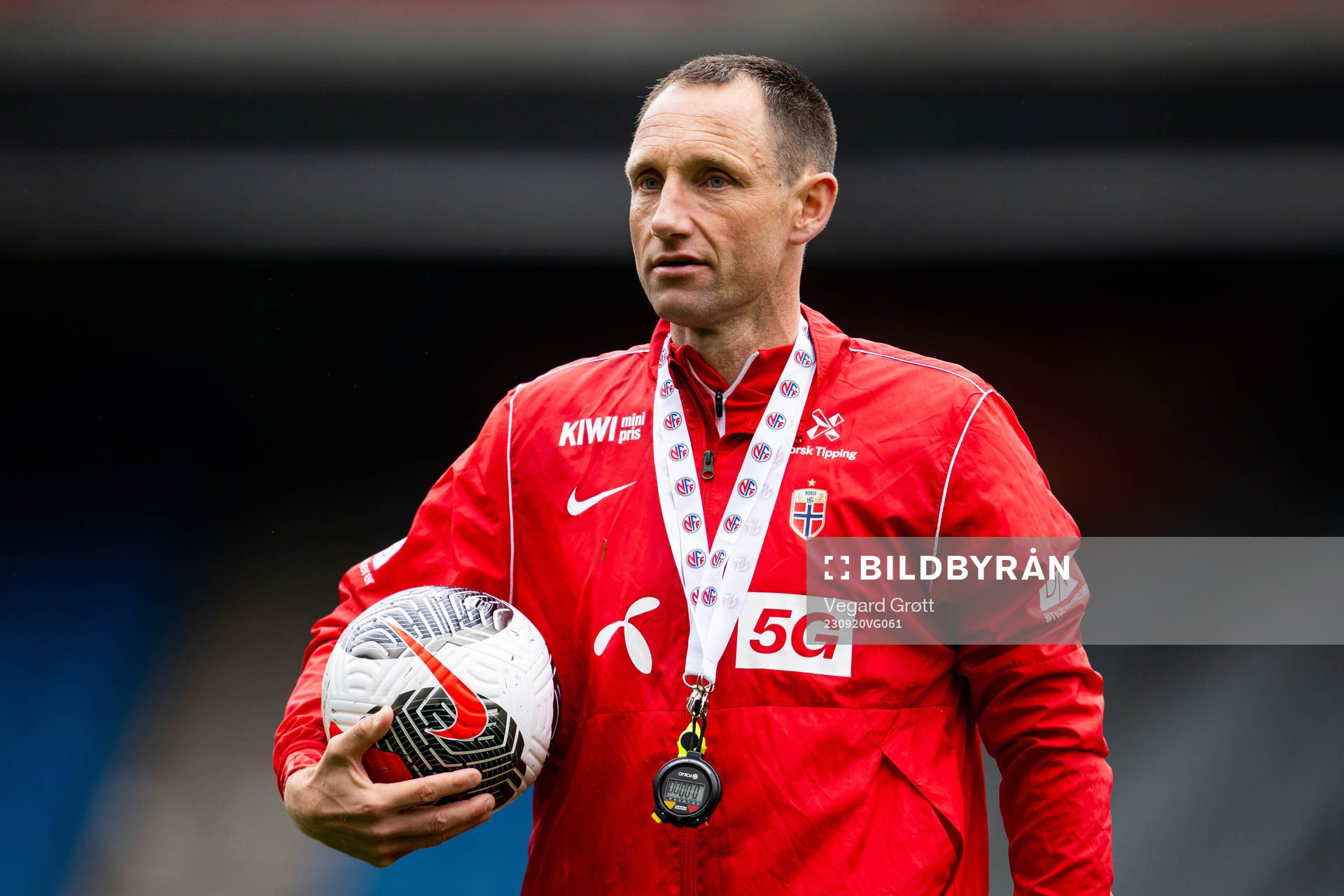 Terje Skjeldestad, assistant coach of the Norwegian women's