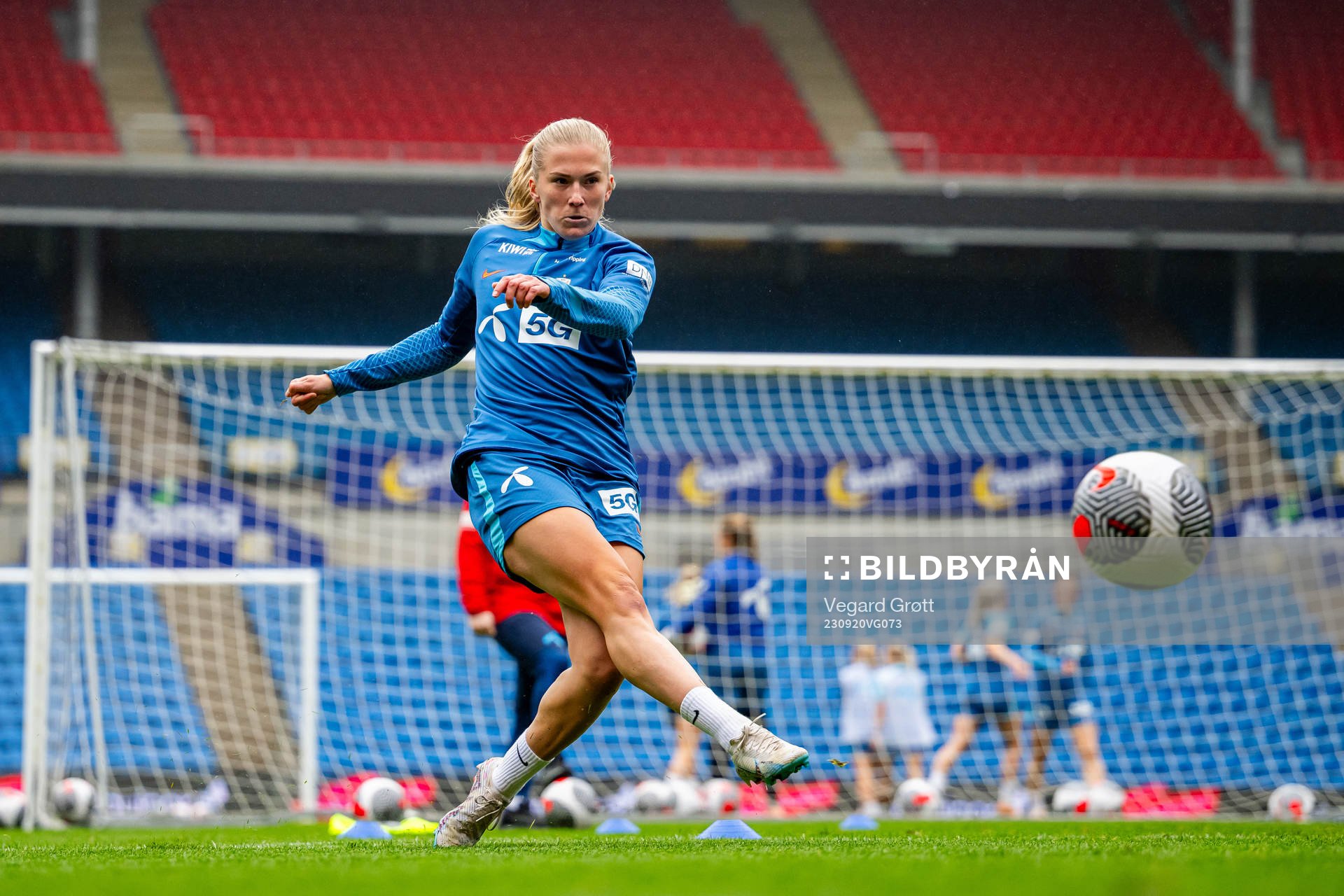 Emilie Nautnes of the Norwegian women's national football