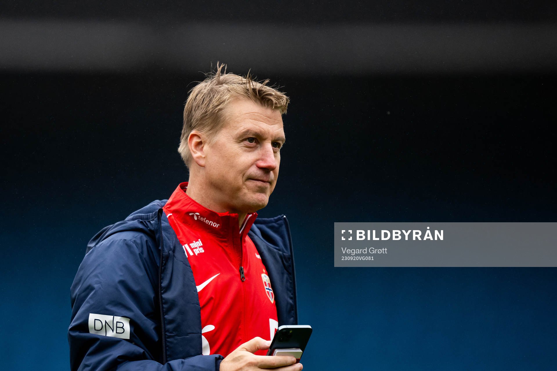 Leif Gunnar Smerud, head coach of the Norwegian women's