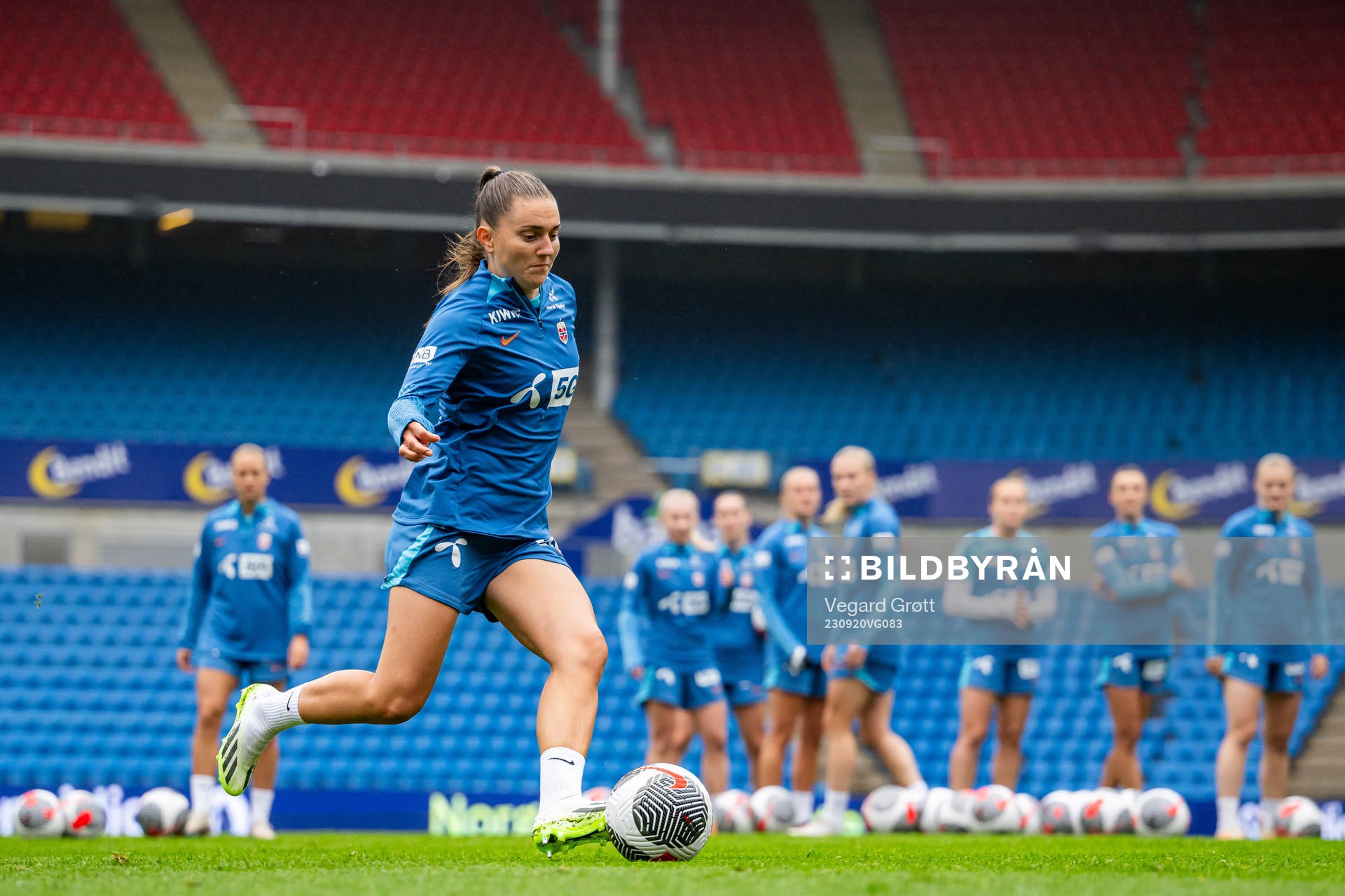 Vilde Bøe Risa of the Norwegian women's national football