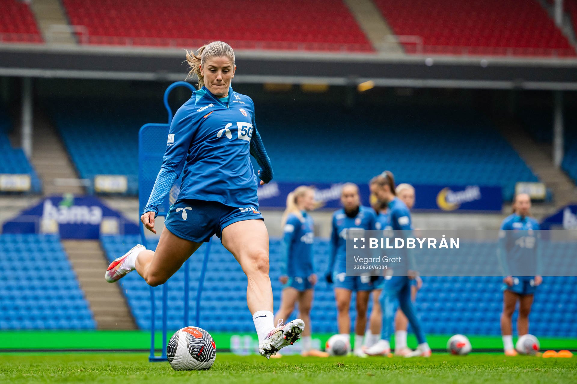 Maren Mjelde of the Norwegian women's national football team