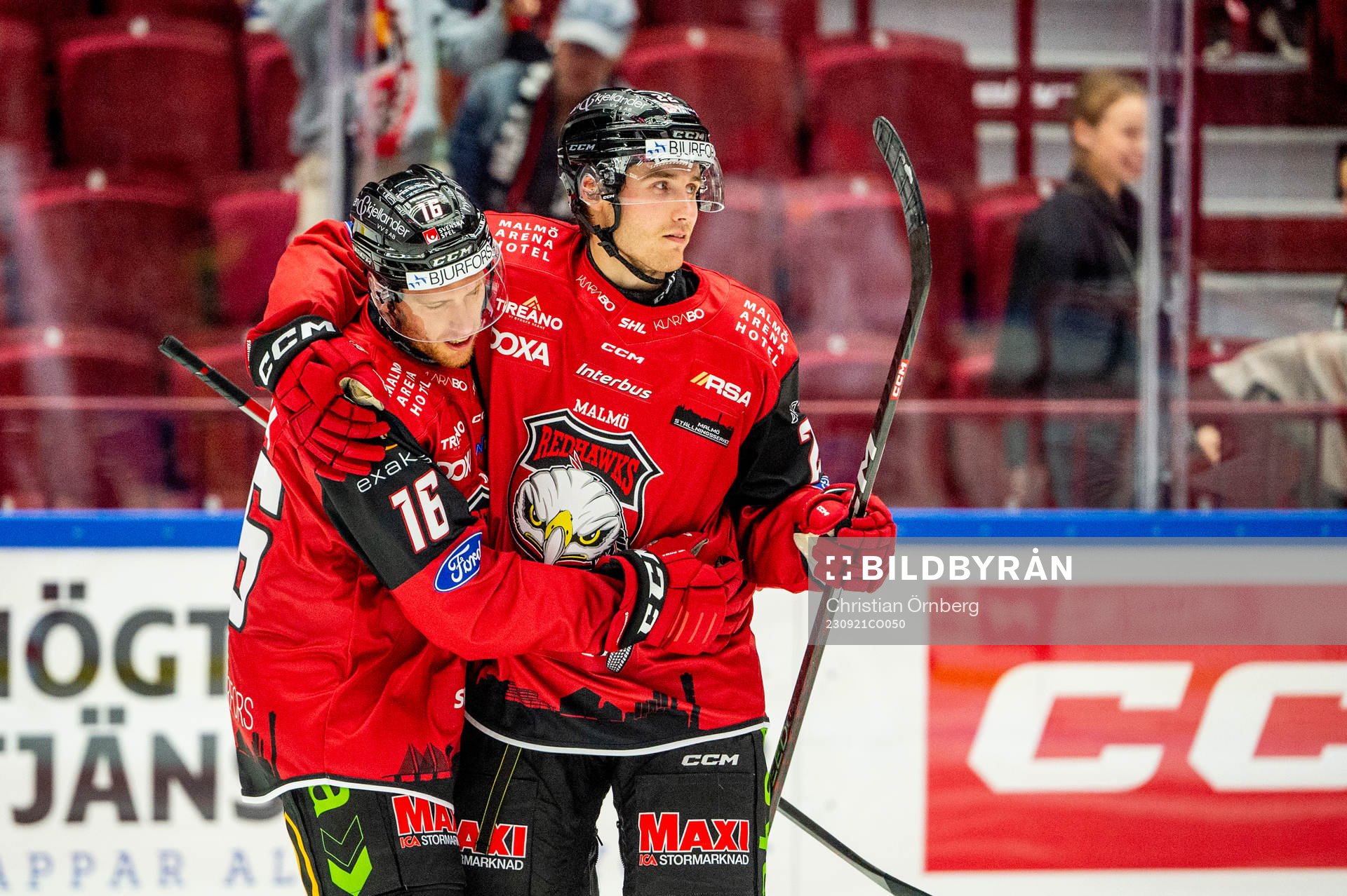 Malmö Redhawks Janne Kuokkanen jublar