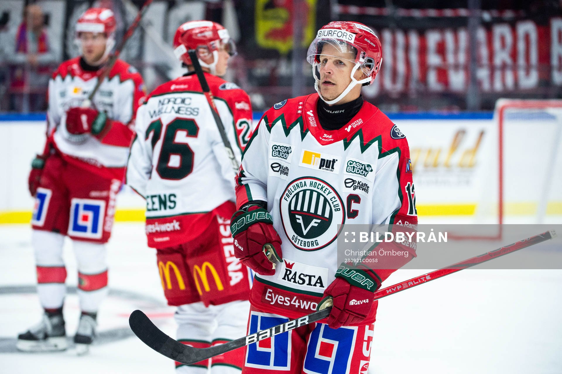 Frölundas Max Friberg deppar
