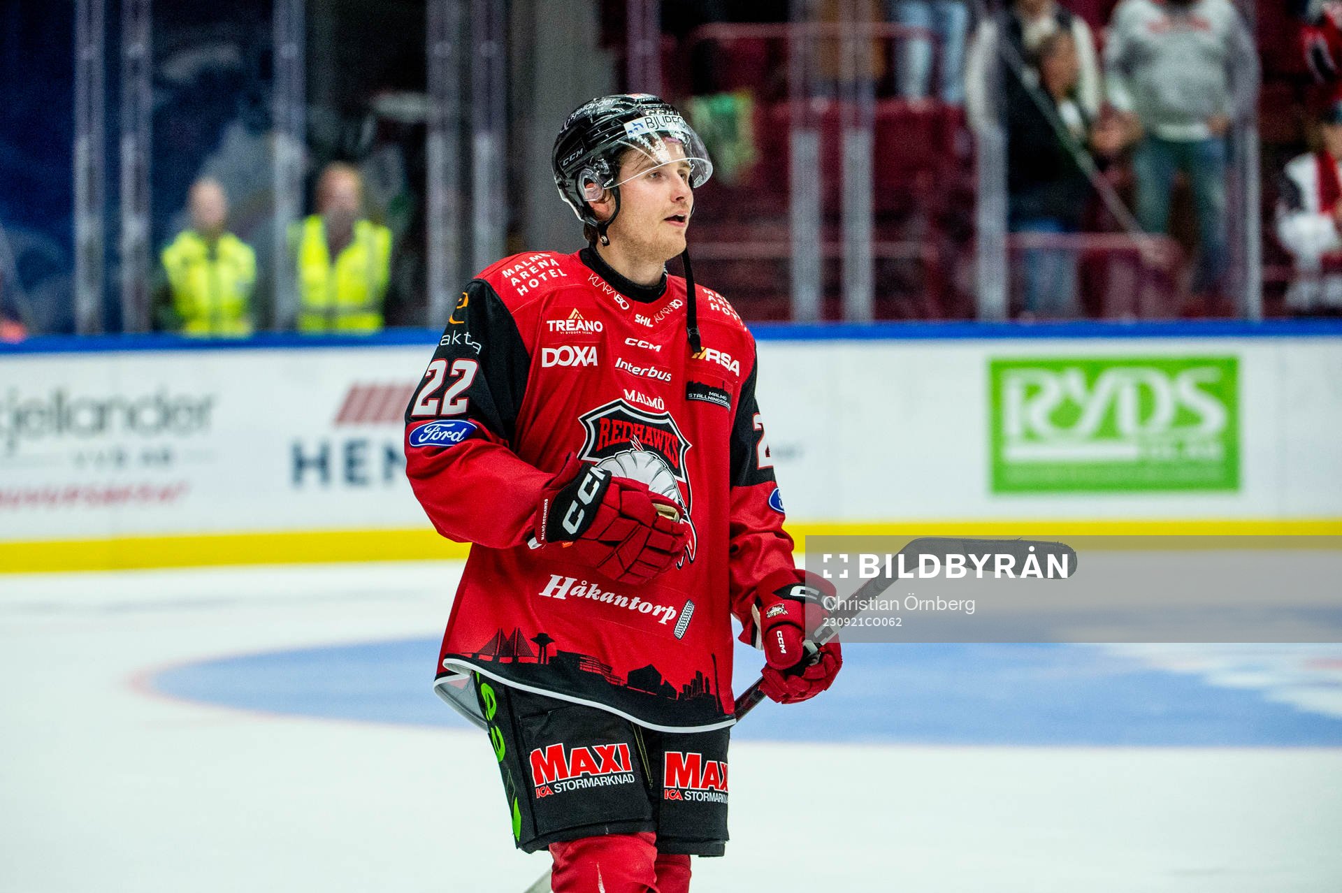 Malmö Redhawks Janne Kuokkanen jublar